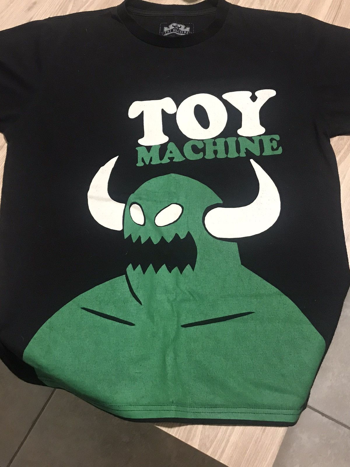 Toy Machine Toy Machine x Vintage Black/Green Huge Monster Logo Tee Size US L / EU 52-54 / 3 - 2 Thumbnail