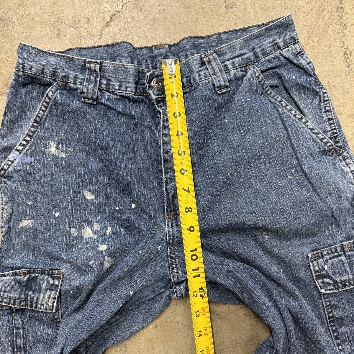 Wrangler Vintage Wrangler Cargo Paint Splatter Jeans Denim Mens 30x32 Size US 30 / EU 46 - 9 Thumbnail
