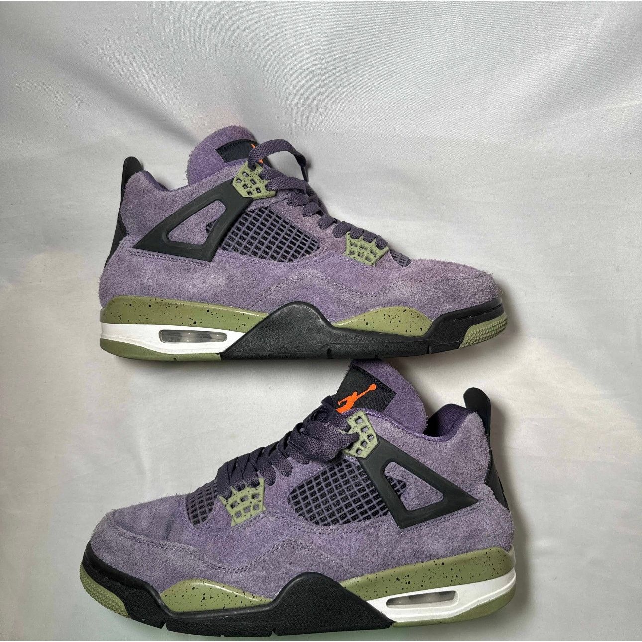 Jordan Brand × Nike Size 8.5 Wmns Air Jordan 4 Retro Canyon Purple Women's Shoes Size US 8.5 / IT 38.5 - 3 Thumbnail