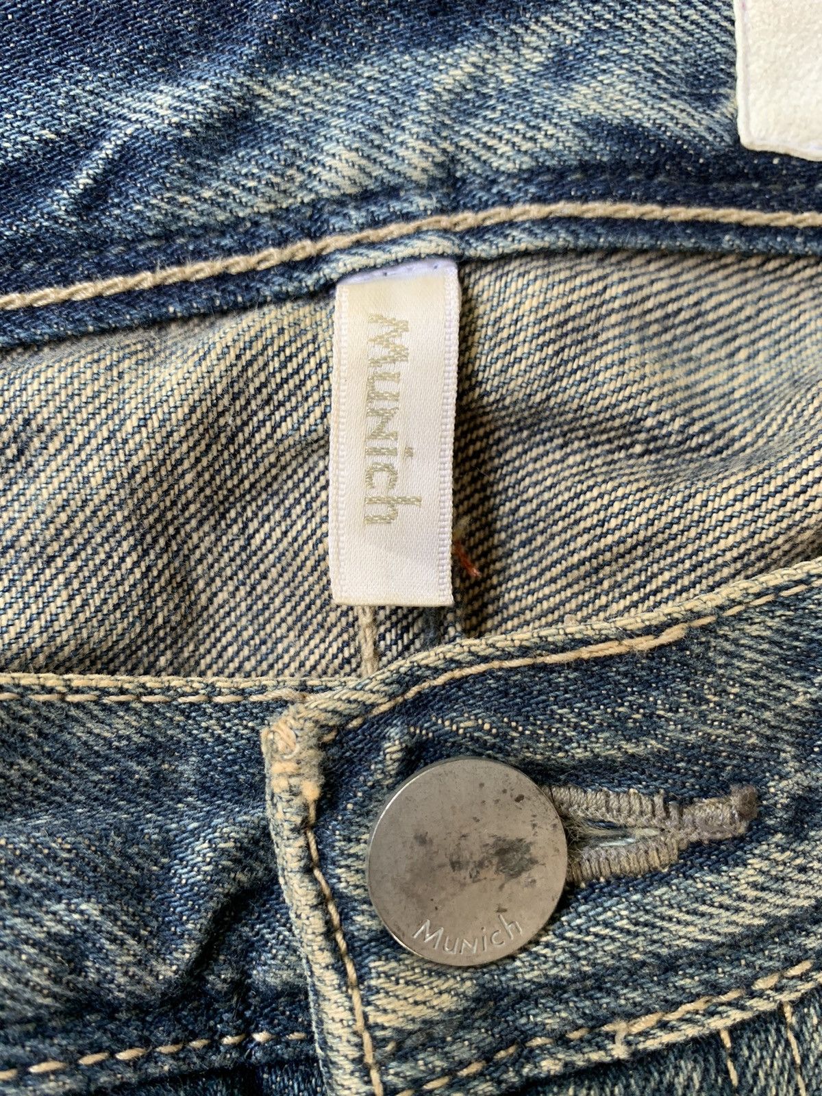 Japanese Brand Munich Hidden Gem Selvedge Distressed Denim Size US 30 / EU 46 - 12 Thumbnail
