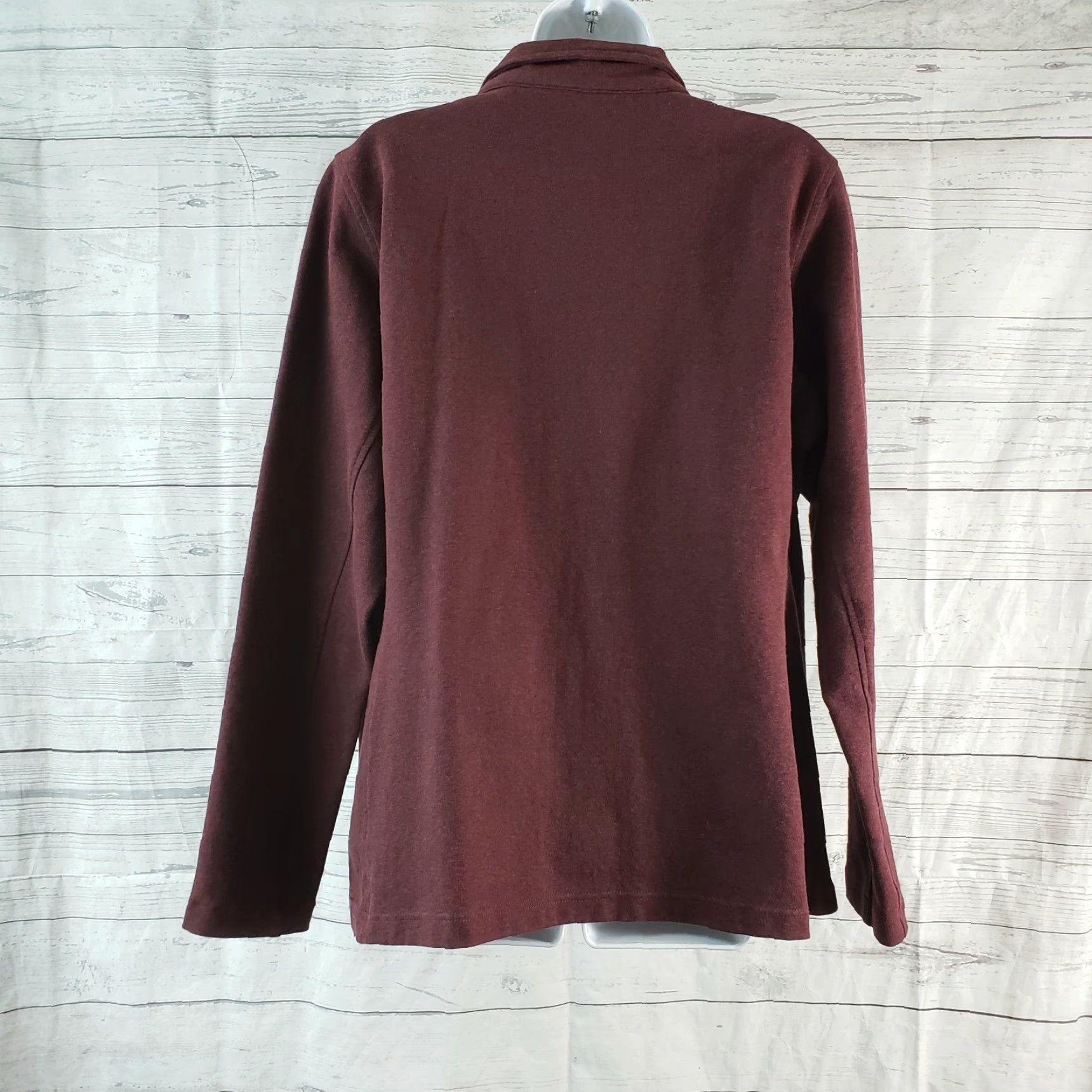 Vintage Duluth Jacket Womens XL Maroon Button Front Long Sleeve Cotton Blend Jacket Womens XL Maroon Button Front Long Sleeve Cotton Blend Size XL / US 12-14 / IT 48-50 - 4 Thumbnail