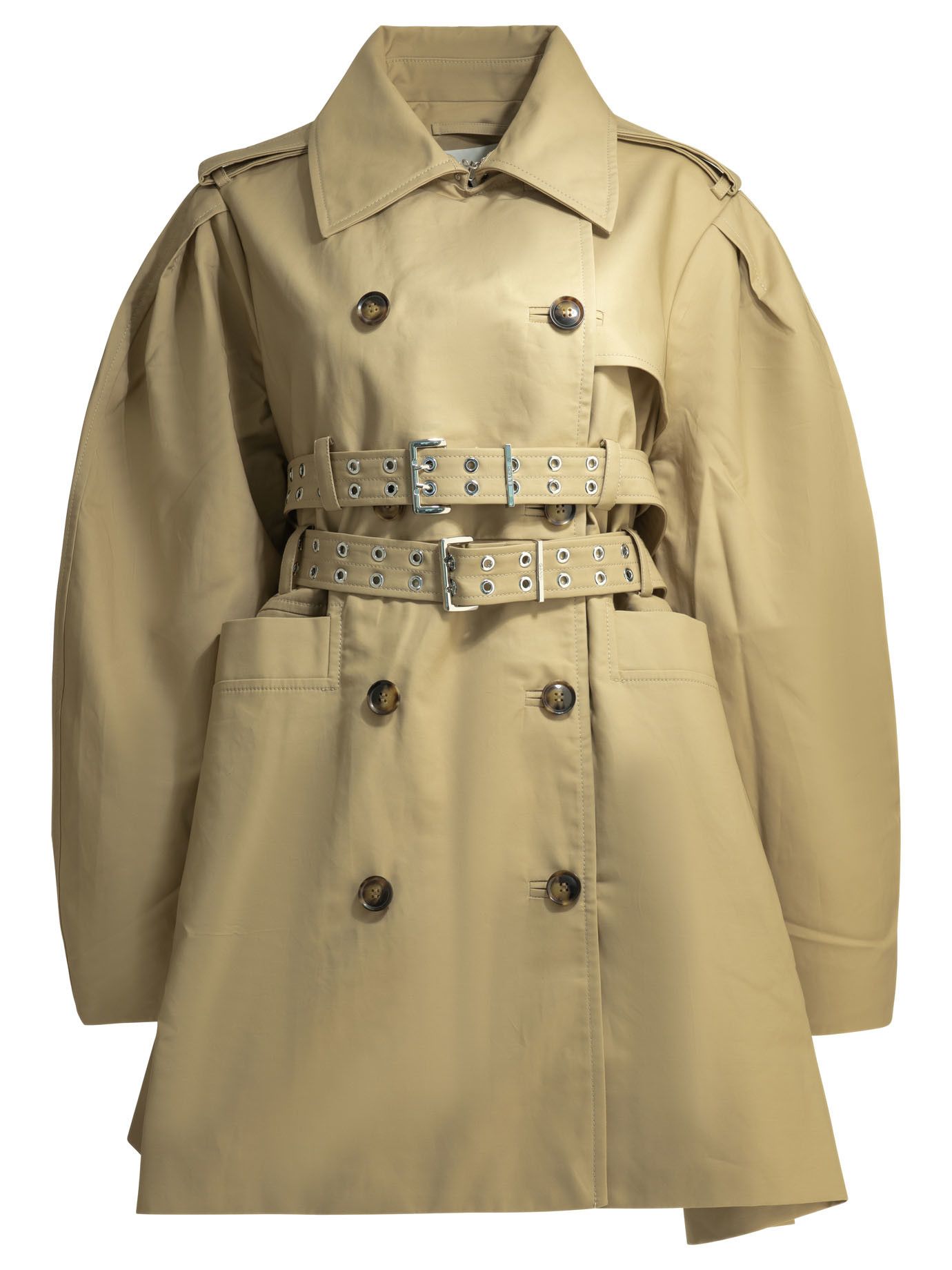 Ganni Ganni Cotton Trench Coat tag size 38 Women - USA Duties Paid Size S / US 4 / IT 40 - 1 Thumbnail