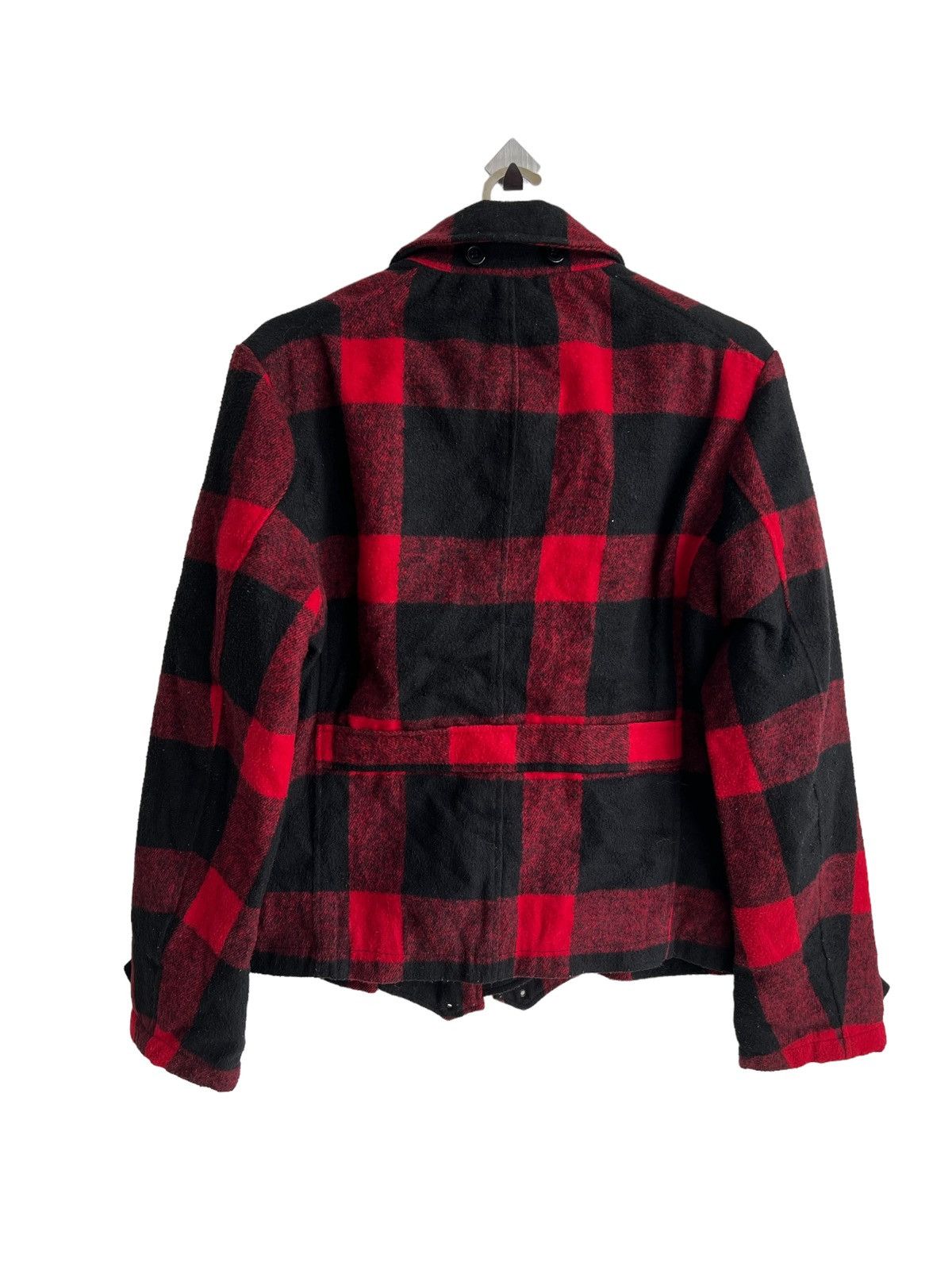 Lumberjack 1990s PPFM Anarchy Plaid Tartan Wool Blend Officer Jacket Size US M / EU 48-50 / 2 - 7 Thumbnail