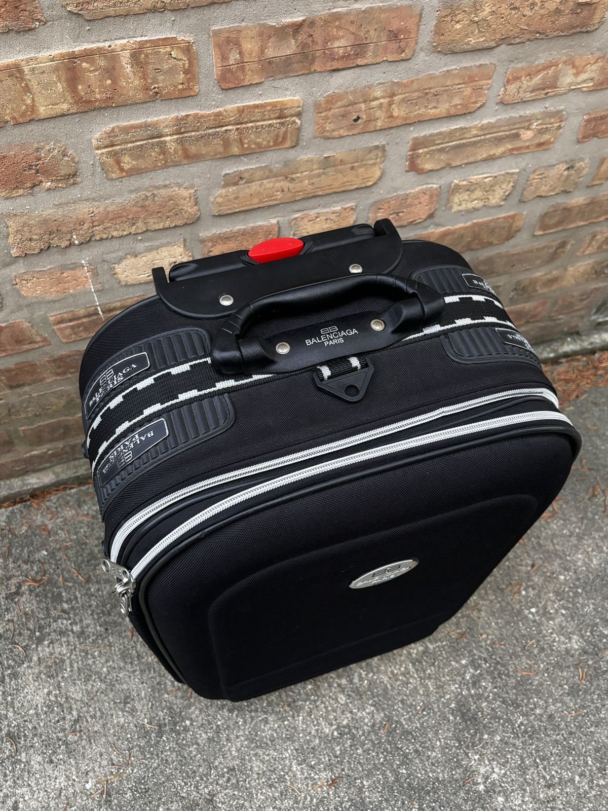 Balenciaga Vintage Balenciaga Carry On Luggage Suitcase Rolling Size ONE SIZE - 4 Thumbnail