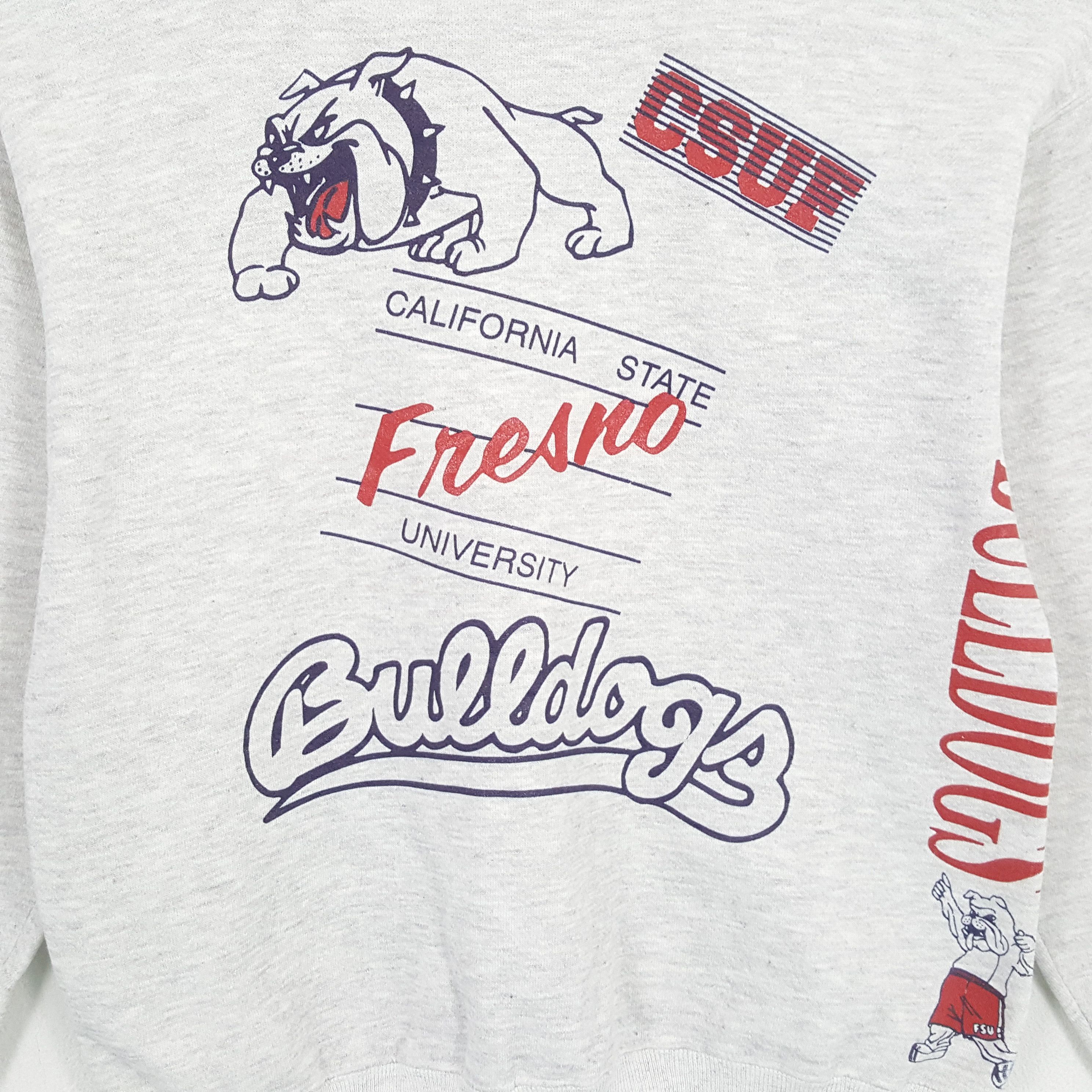 Vintage Vintage FRESNO STATE BULLDOGS LEE Sweatshirt Size US M / EU 48-50 / 2 - 4 Thumbnail