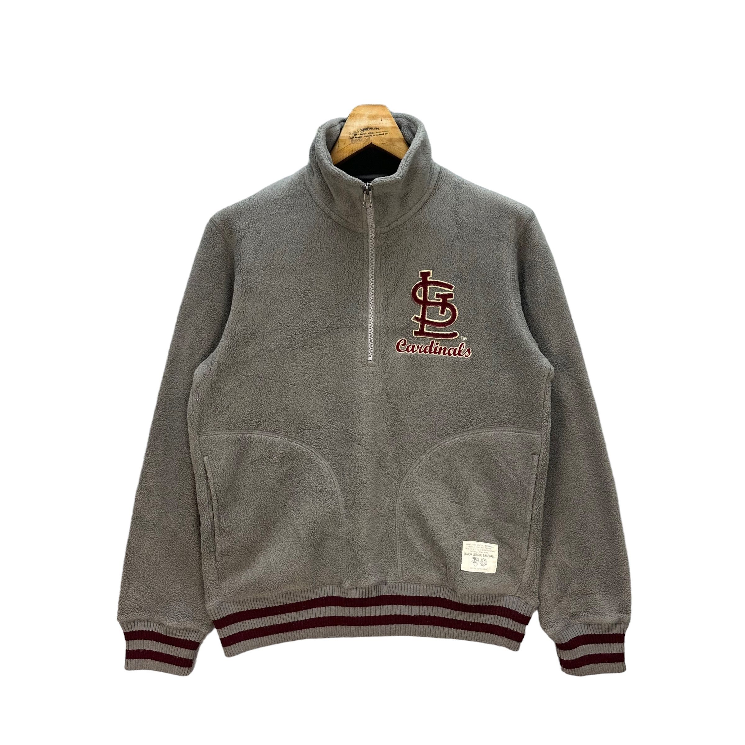 MLB MLB ST LOUIS CARDINALS HALF ZIP TURTLE NECK FLEECE #8838-030 Size US M / EU 48-50 / 2 - 3 Thumbnail