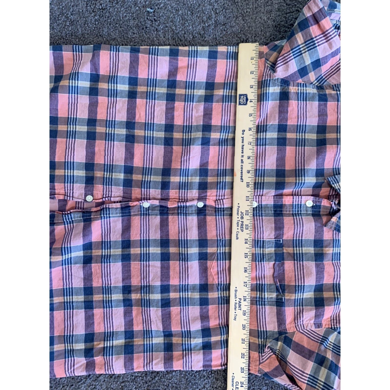 Pinko JACHS New York Men’s Plaid Shirt XL Button-Down Classic Fit Pink Plaid Shirt Button-Up Mens XLarge Cotton Blend Regular Long Sleeve Collared N/A Size US XL / EU 56 / 4 - 4 Thumbnail