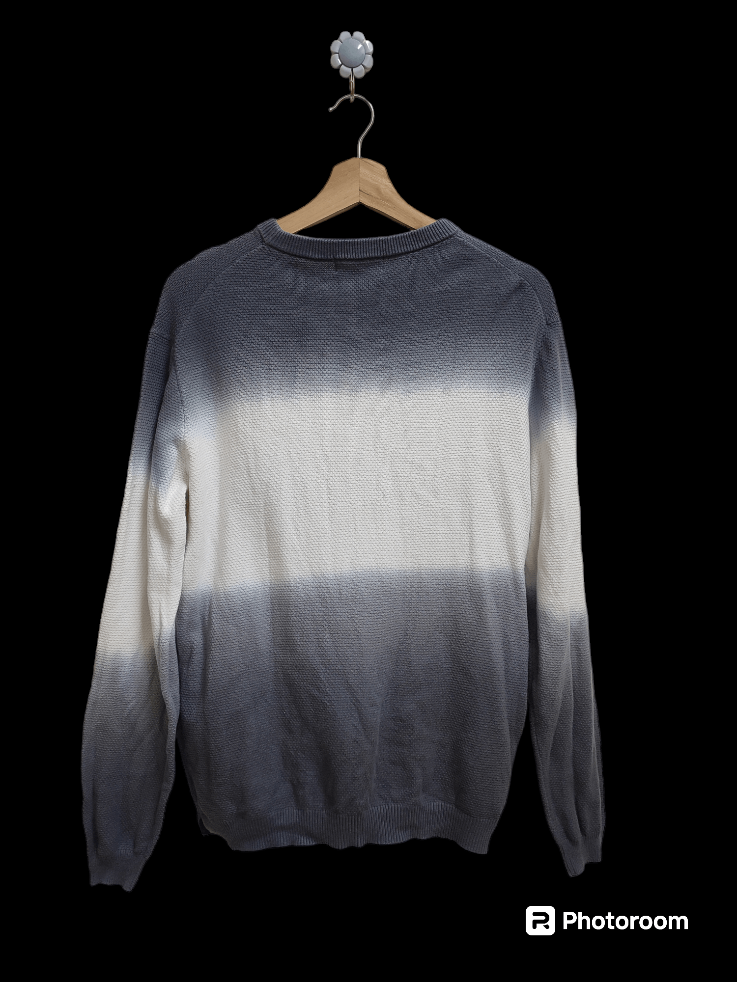 Japanese Brand Vintage Back Number Two Tone Long Sleeve Size US M / EU 48-50 / 2 - 2 Thumbnail