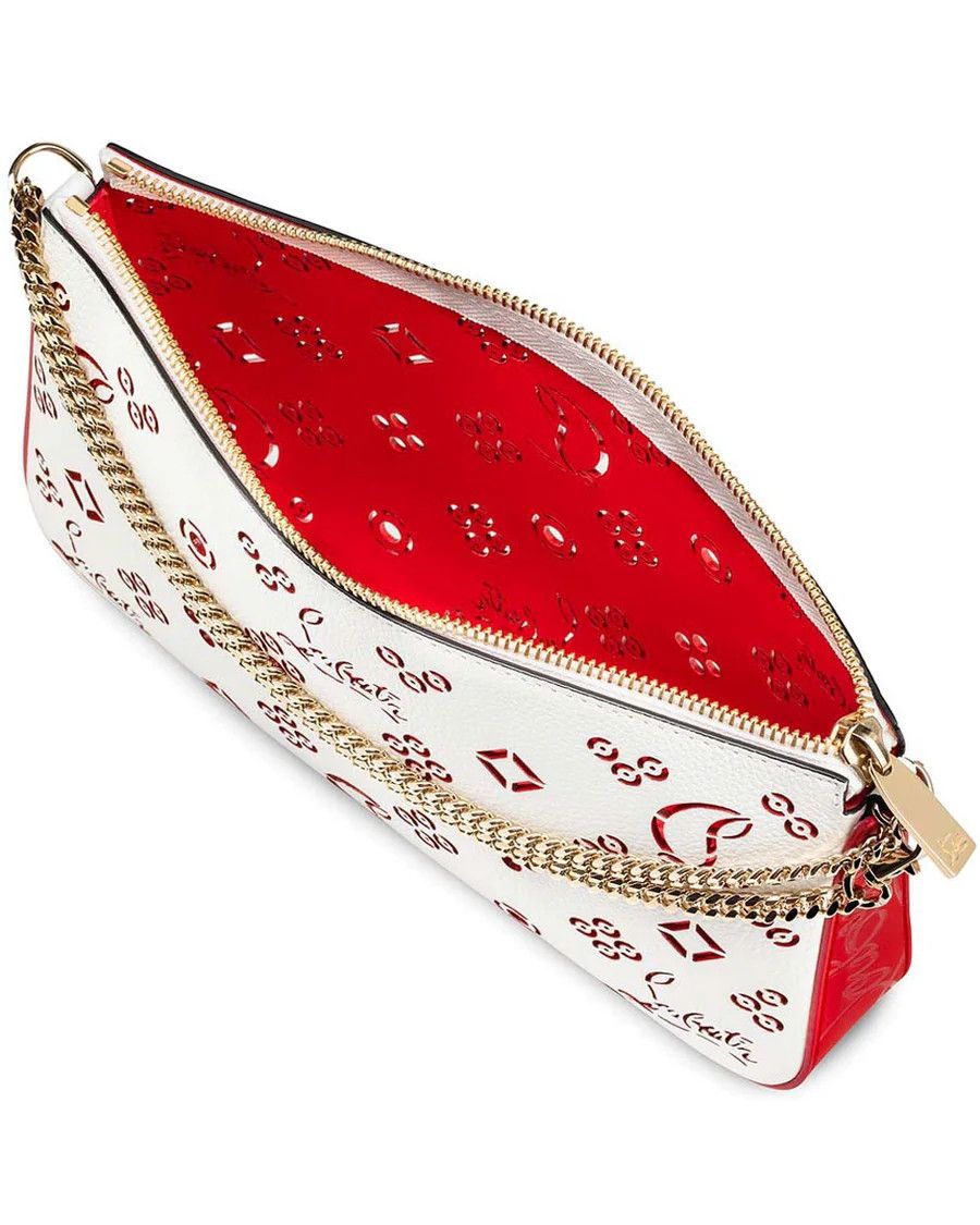 Christian Louboutin o1w1db10425 Shoulder Bags in White Size ONE SIZE - 3 Thumbnail