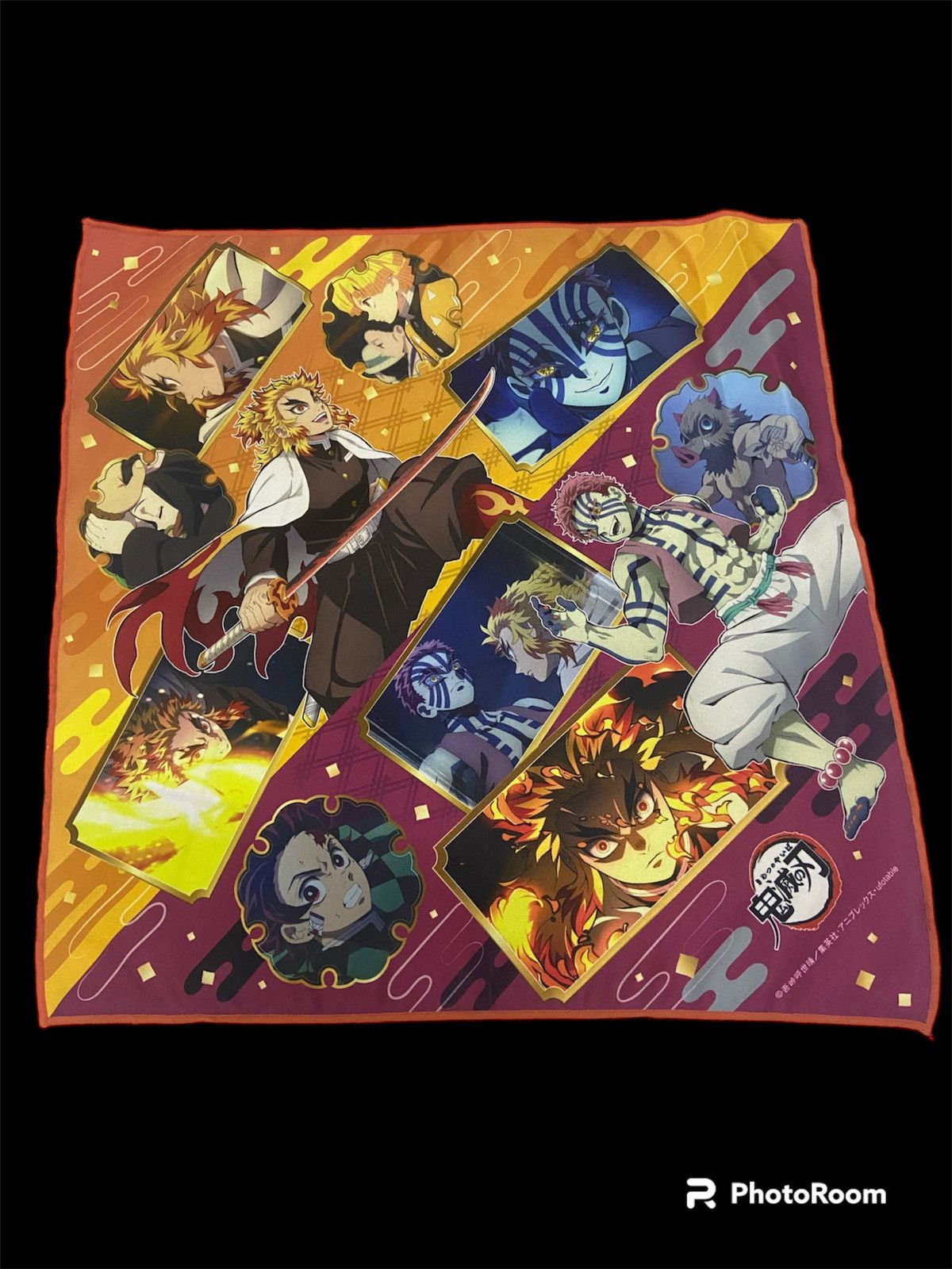 Anime × Japanese Brand handkerchief demon slayer Size ONE SIZE - 1 Thumbnail