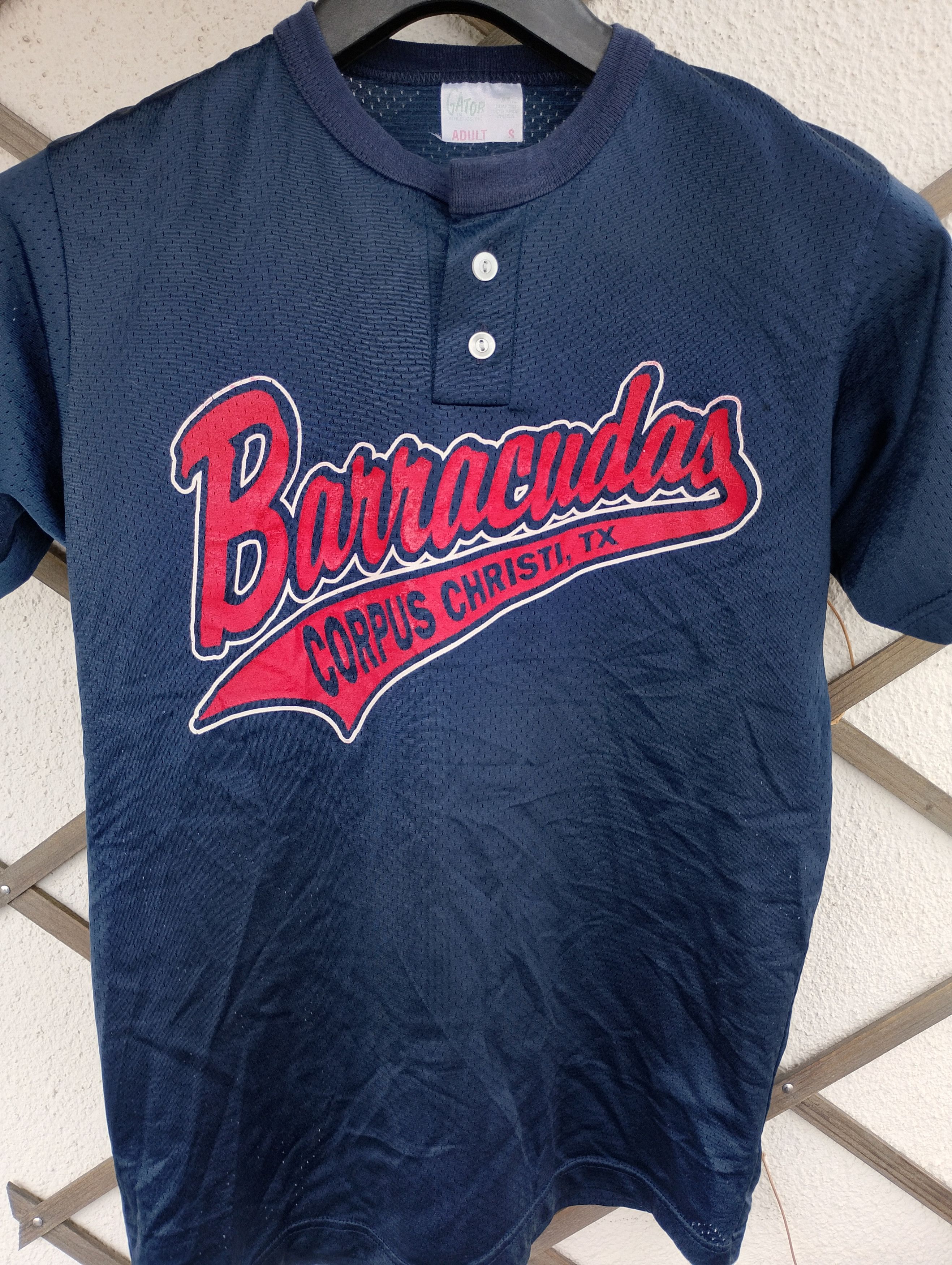 Vintage Corpus Christi Barracudas TX Vintage Gator jersey #3 sz S Size US S / EU 44-46 / 1 - 3 Thumbnail