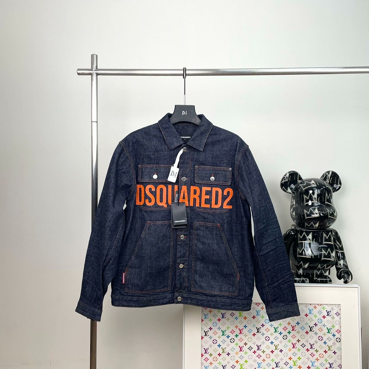 Dsquared2 Dsquared2 Retro Printed Red Light Jacket l Men Size US L / EU 52-54 / 3 - 1 Thumbnail