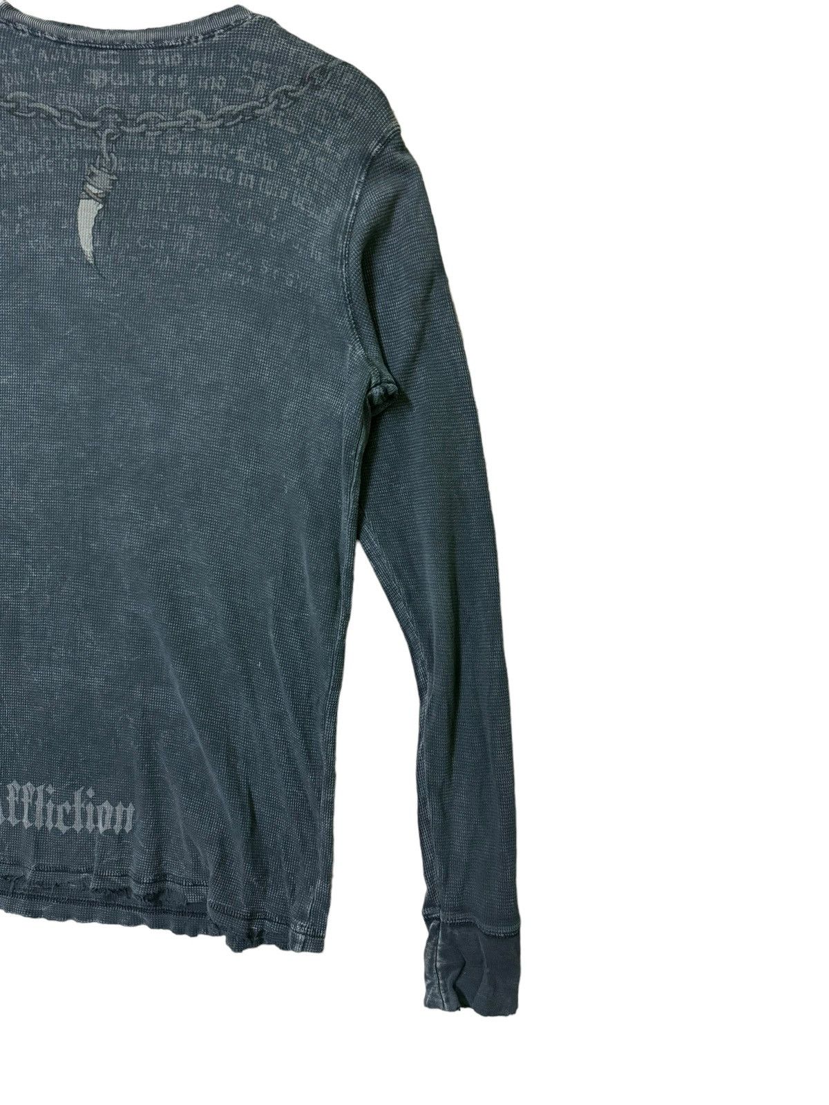 Affliction Vintage Y2K Affliction Skeleton Chains Long Sleeve Size US M / EU 48-50 / 2 - 11 Thumbnail