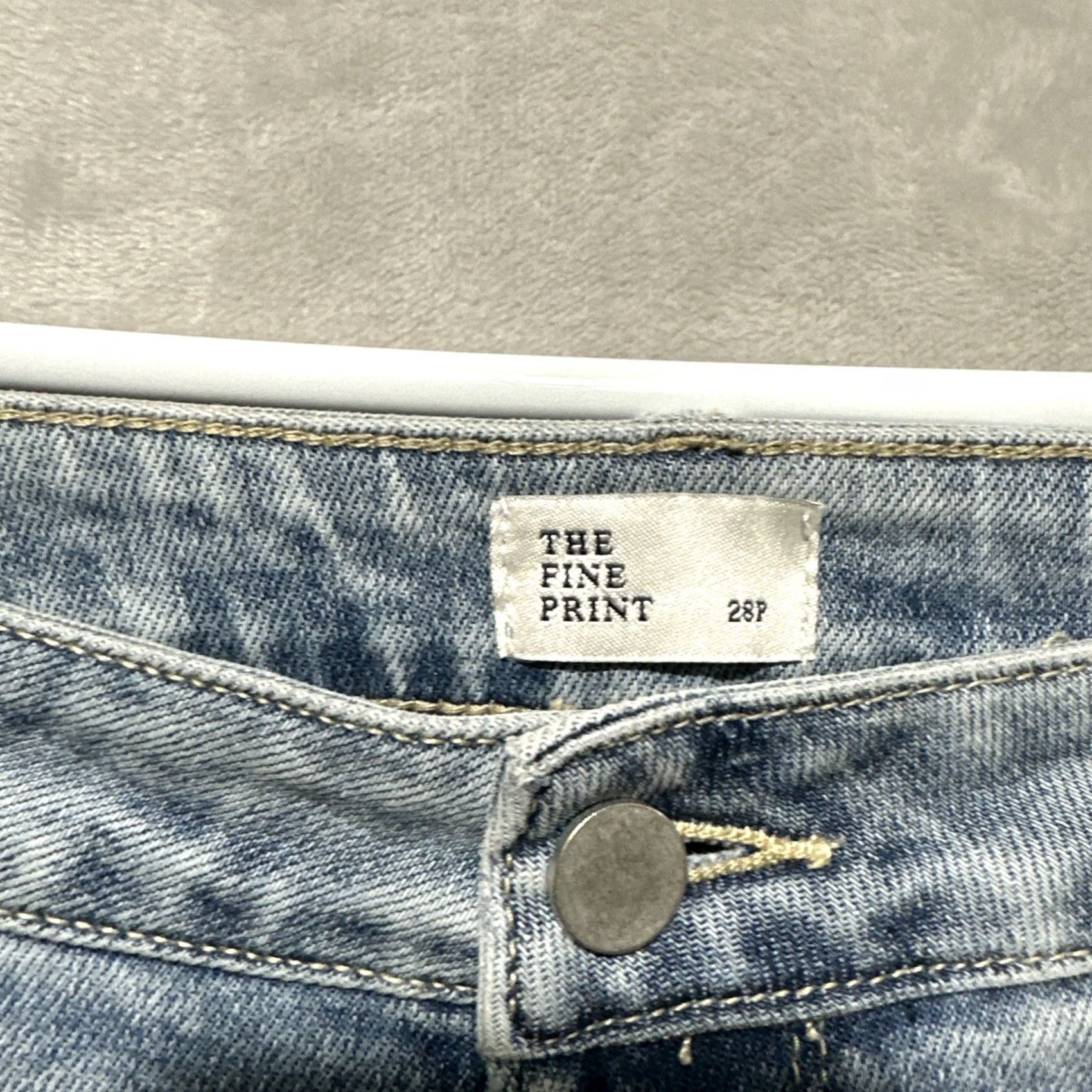 Vintage VINTAGE The Fine Print Women Jeans 28P Cropped High Rise Light Wash Wide Leg Denim Women Jeans 28P Cropped High Rise Light Wash Wide Leg Denim Size 28" / US 6 / IT 42 - 3 Thumbnail