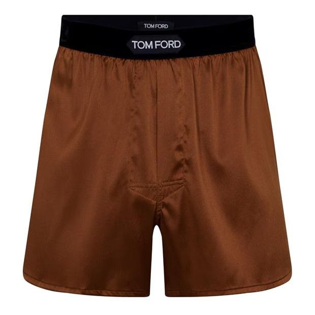 Tom Ford o1g2r1mq0724 Size: 32 / Silk Boxers in Ochre Size 32 - 1 Thumbnail