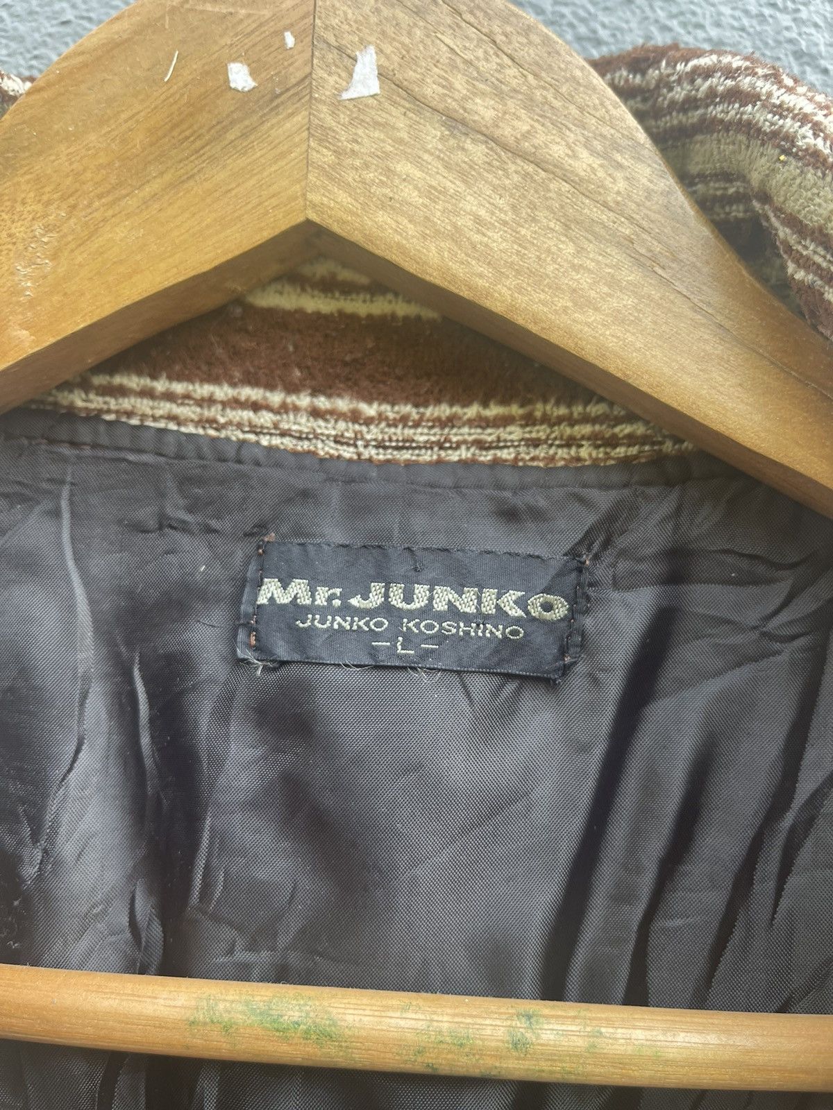 Junko Shimada Vintage Mr. Junko by Junko Koshino Striped Jacket Size US L / EU 52-54 / 3 - 20 Thumbnail