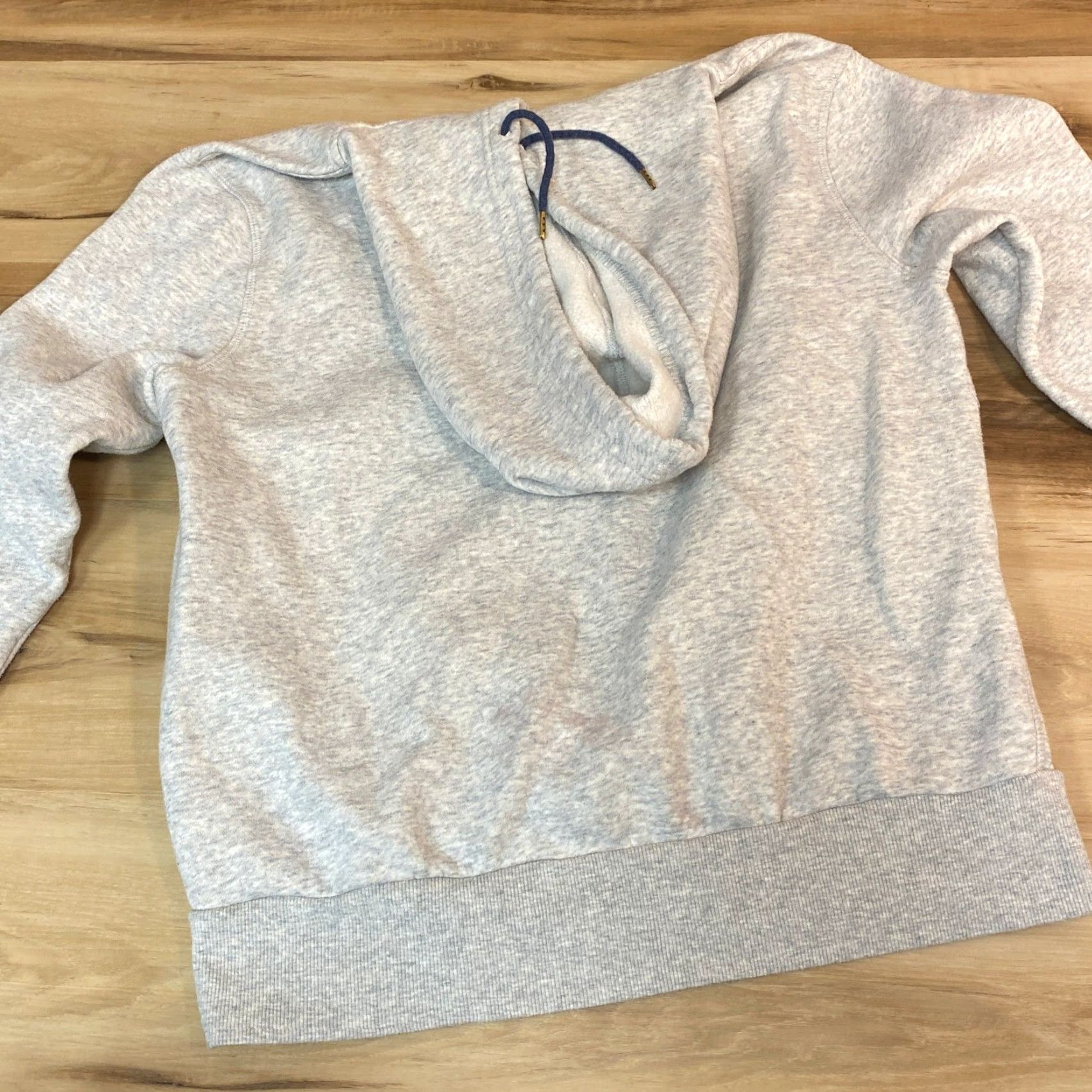 Hurley VINTAGE Hurley Mens Hoodie Gray Blue Logo Long Sleeve Pullover Sweatshirt Size US S / EU 44-46 / 1 - 8 Thumbnail