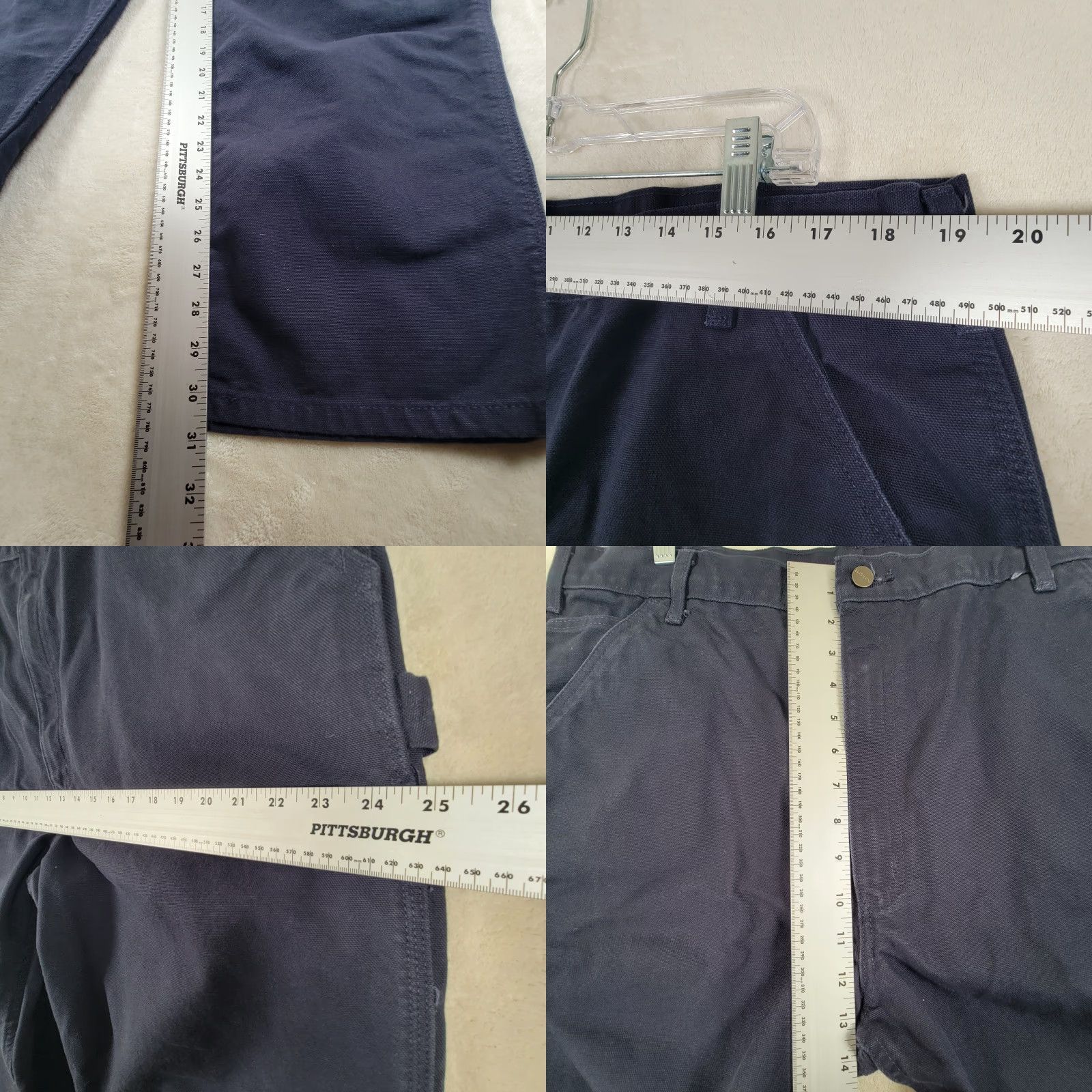 Carhartt Carhartt Jeans Men Regular Dark Blue Denim 5-Pocket Straight Waist 40X32 Size US 40 / EU 56 - 8 Thumbnail