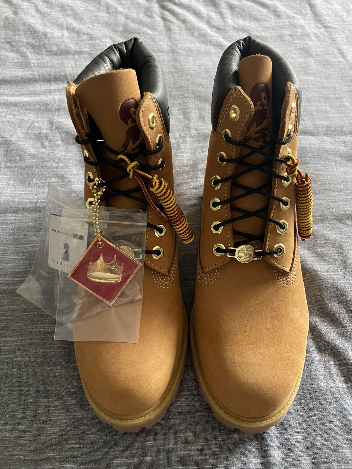 Timberland Timberland x Notorious B.I.G. 6” Premium Boots – Wheat Size US 10 / EU 43 - 1 Thumbnail