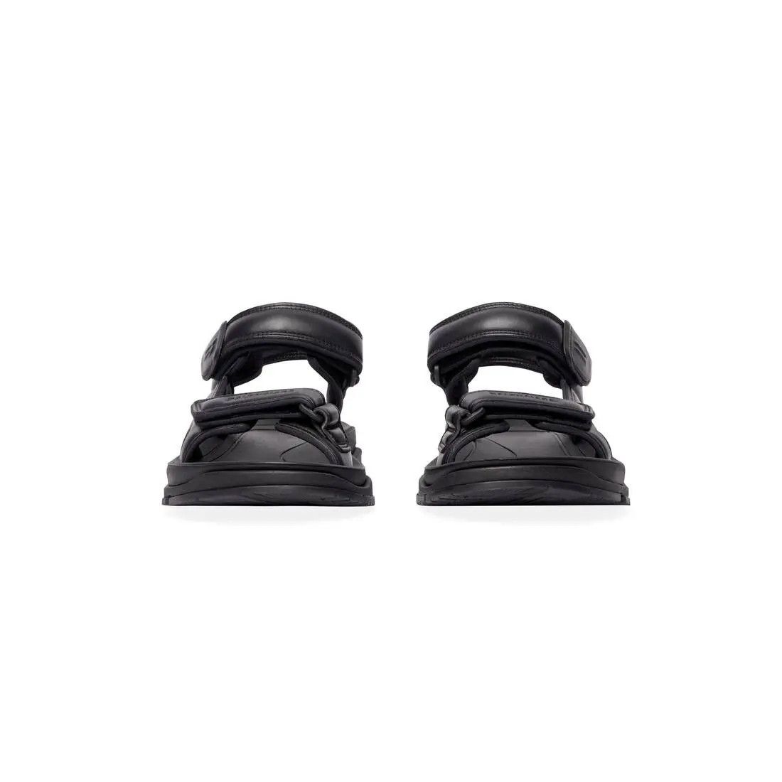 Balenciaga o1srvl11e0625 Tourist Sandals in Black Size US 6 / IT 36 - 2 Thumbnail