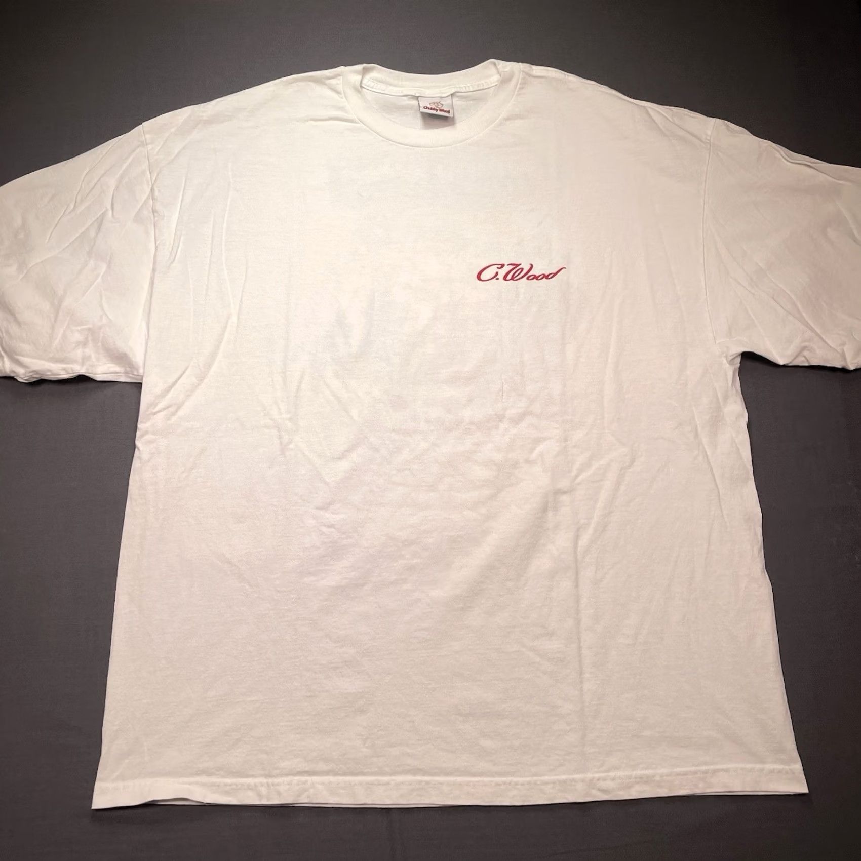 Big John VINTAGE Big Johnson Chubby Wood Shirt Tee Golf 2XL White Men Mens Funny T-Shirt Y2K Size US XXL / EU 58 / 5 - 5 Thumbnail