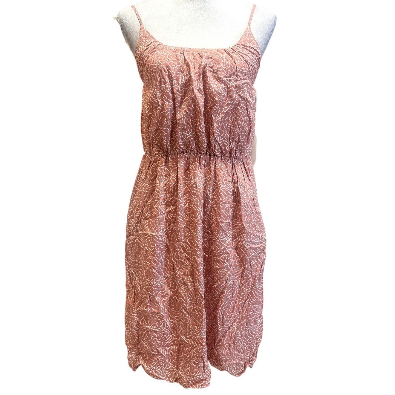 Other Caslon NWT XXS Coral Pink Sleeveless Midi Dress Boho Flowy Size XXS / US 00 / IT 34 - 1 Thumbnail