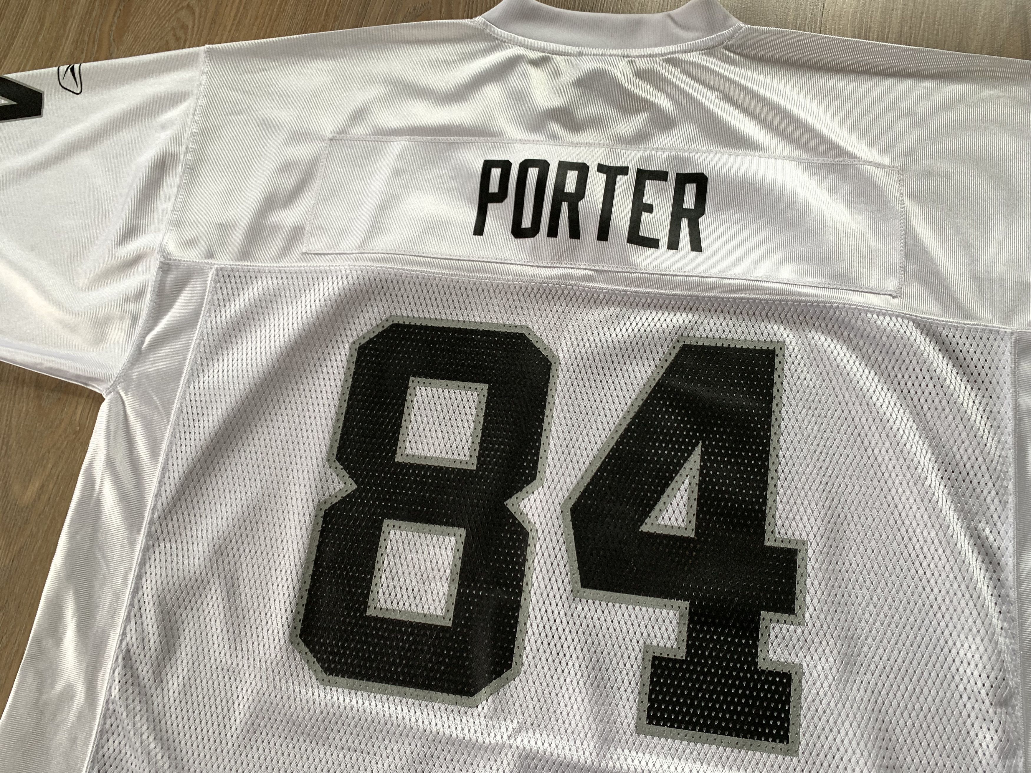 NFL × Reebok × Vintage Rare Reebok NFL Oakland Raiders Jerry Porter #84 Jersey Size US XL / EU 56 / 4 - 8 Thumbnail