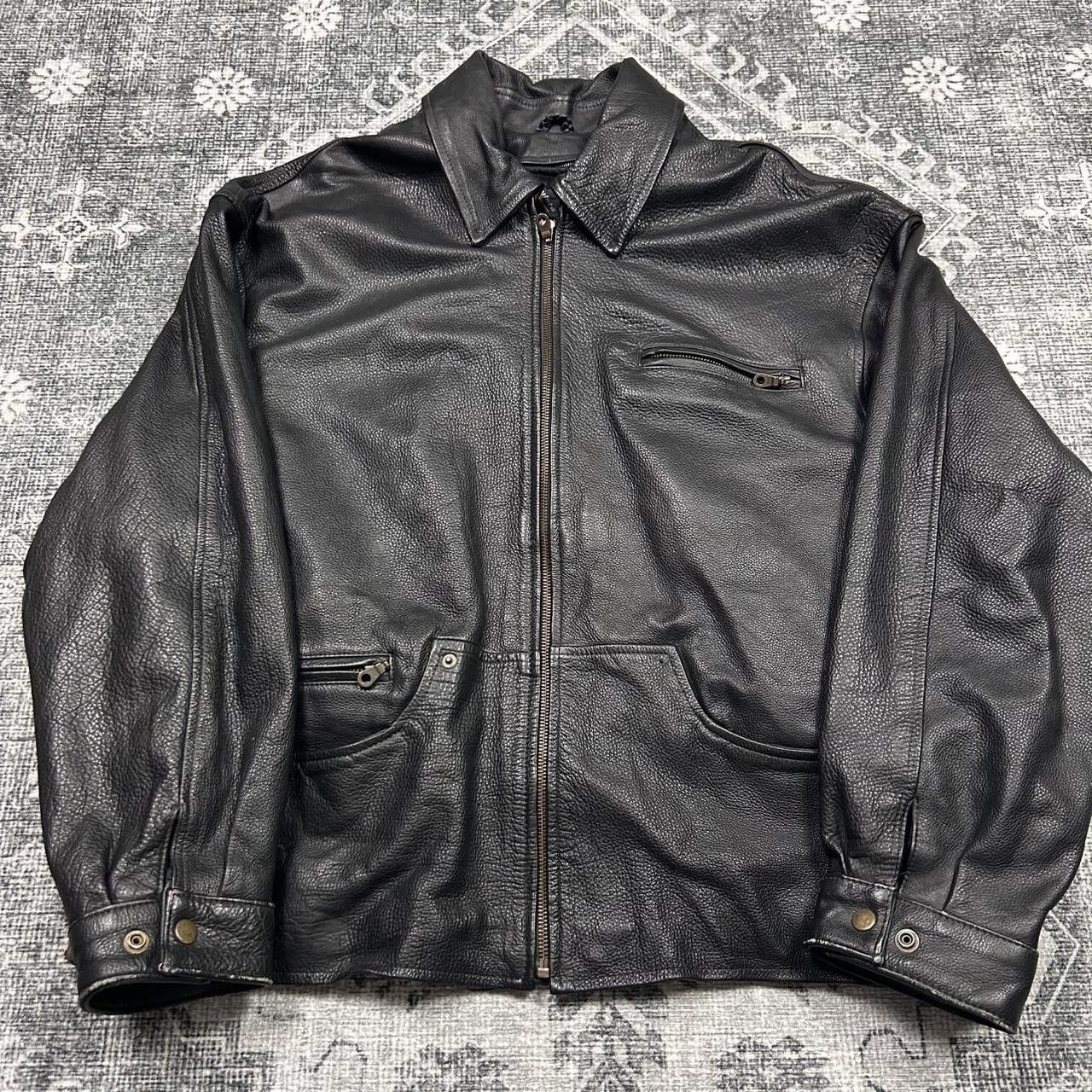 Wilsons Leather Men's L Wilsons Black Leather Jacket thinsulate Size US L / EU 52-54 / 3 - 1 Thumbnail