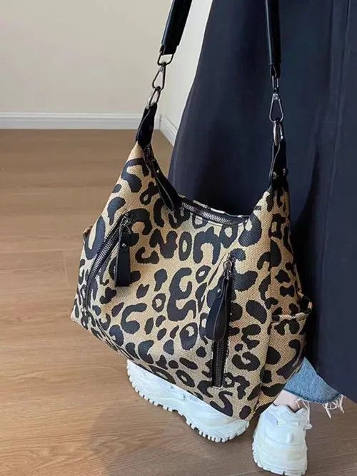 Japanese Brand × Vintage leopard print shoulder bag Size ONE SIZE - 4 Thumbnail