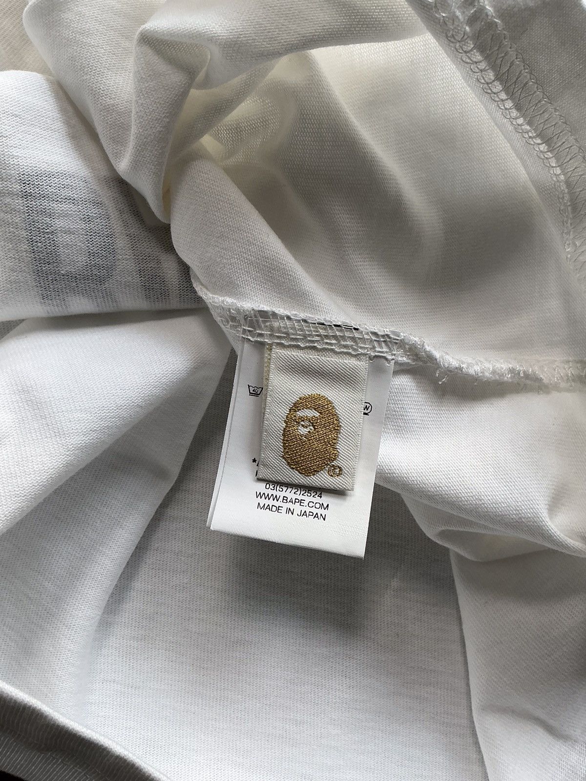 Vintage A bathing bape printed tee Size US XL / EU 56 / 4 - 5 Thumbnail