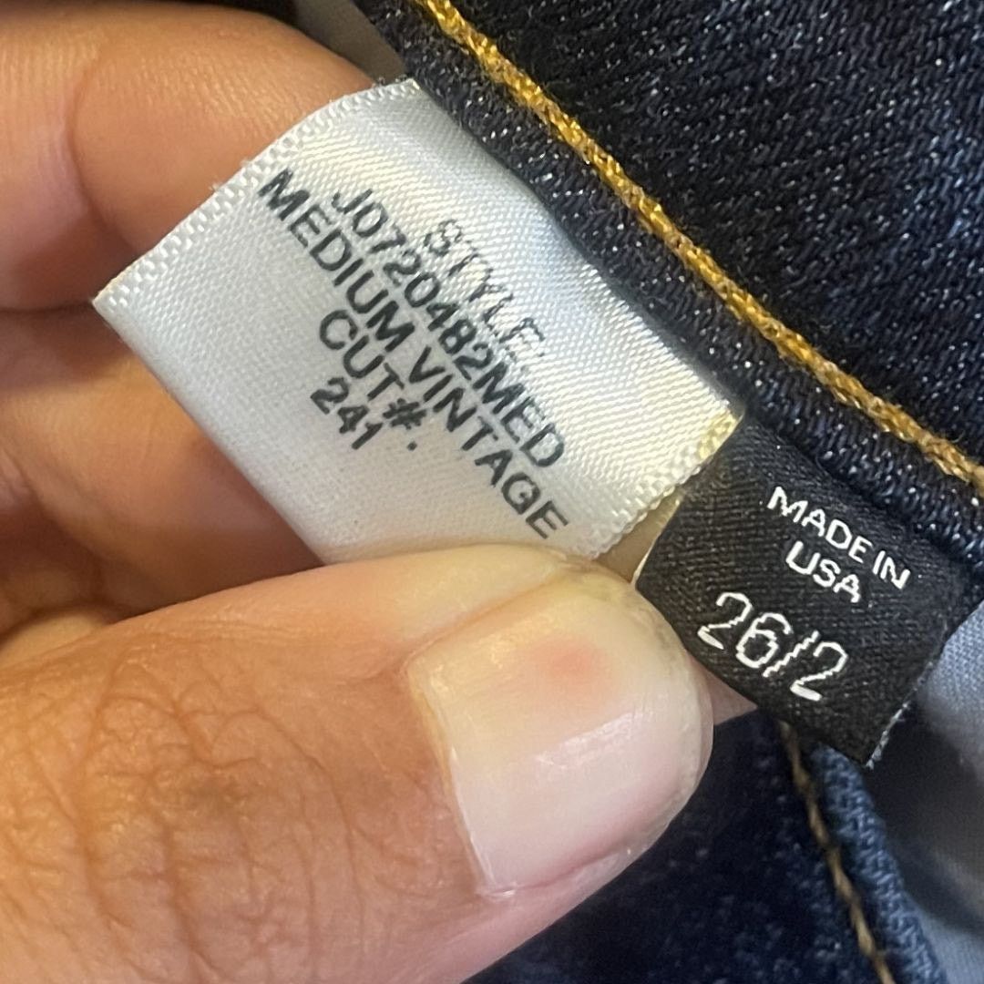 Veronica Beard Denim Jeans Carly Kick Flare High Rise SZ 26 (2) Retro Chic Size 26" / US 2 / IT 38 - 5 Thumbnail