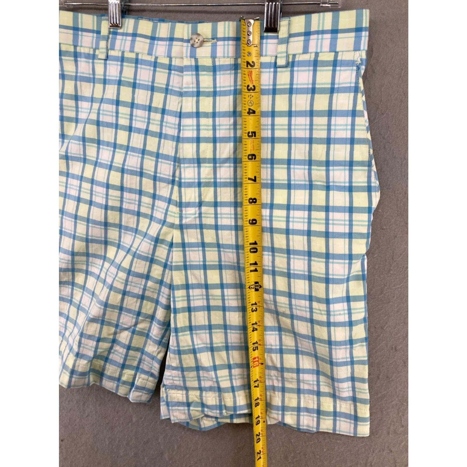 Vintage Oxford Golf Mens Shorts 32 Extra Large Plaid Outdoor Comfort Size US 32 / EU 48 - 3 Thumbnail