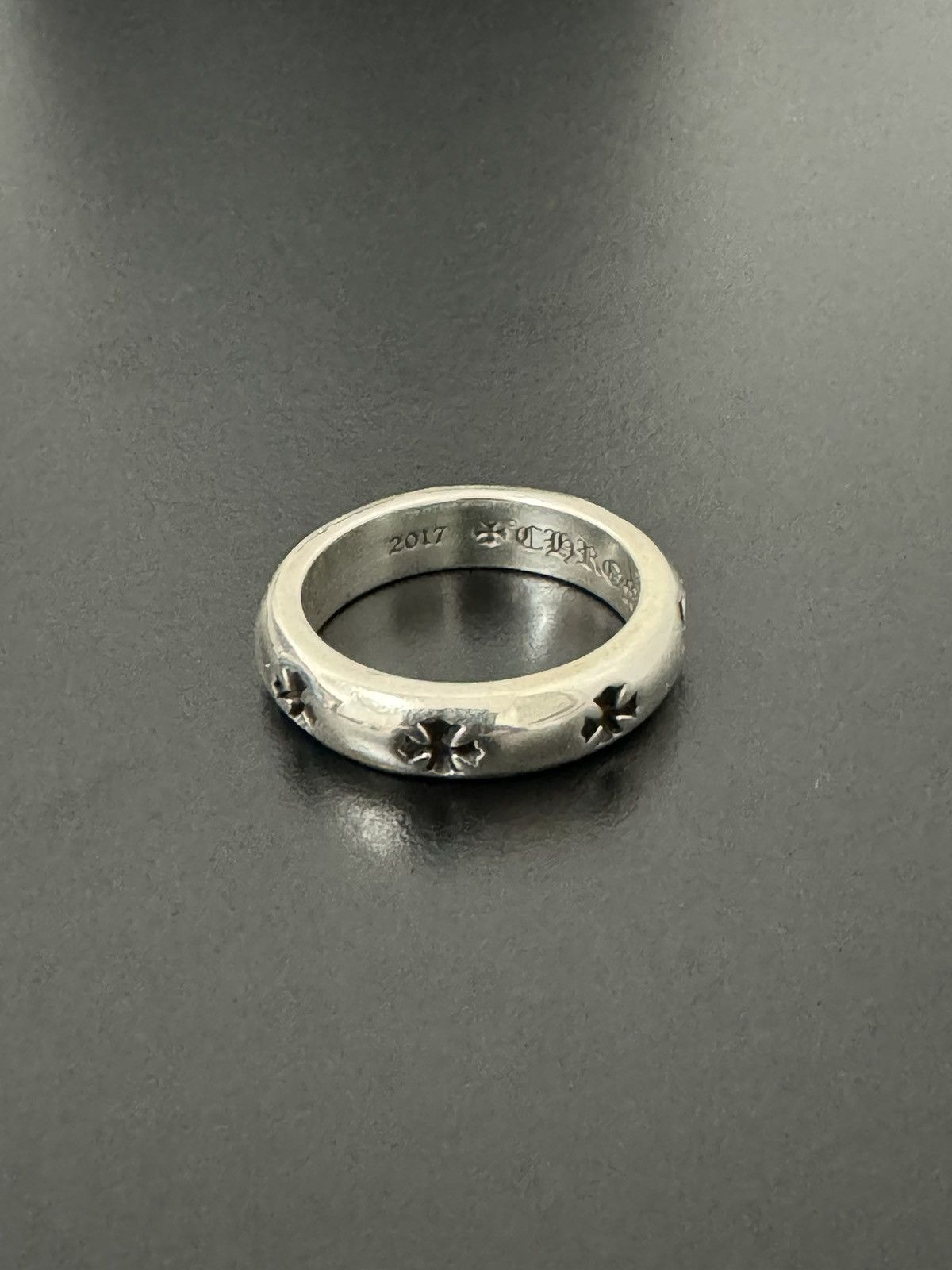 原本付き美品Chrome Hearts Negative CH PlusRing Chrome Hearts Negative CH Plus Ring US 8.5 | Grailed