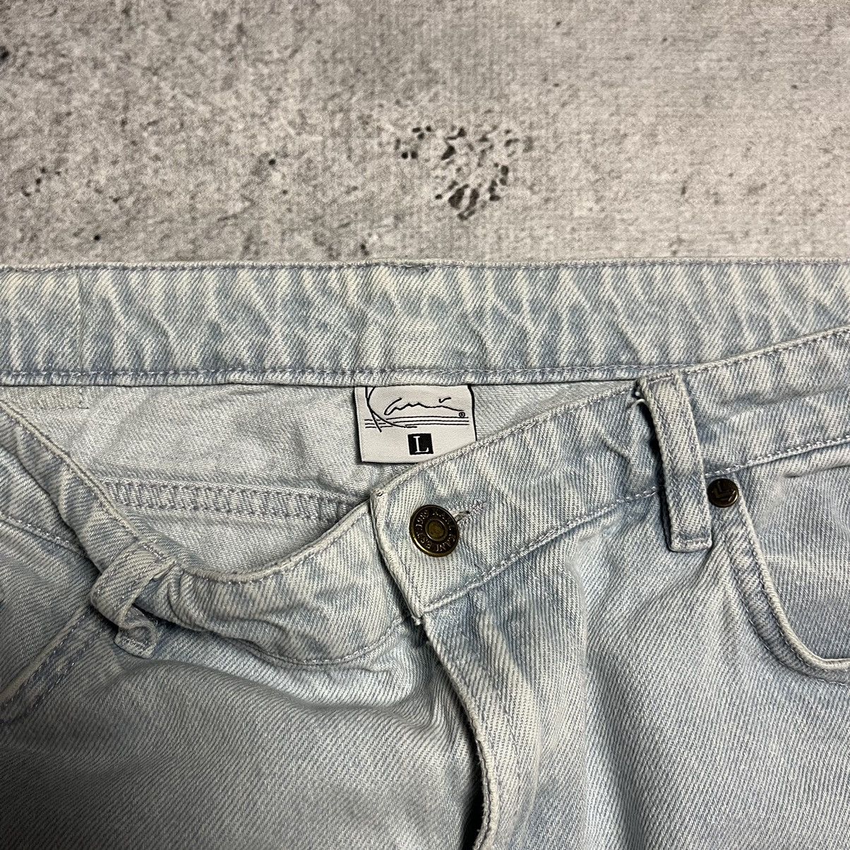 Karl Kani × Vintage Karl Kani carpenter jeans pants L babyblue skate baggy 00s Size US 34 / EU 50 - 7 Thumbnail