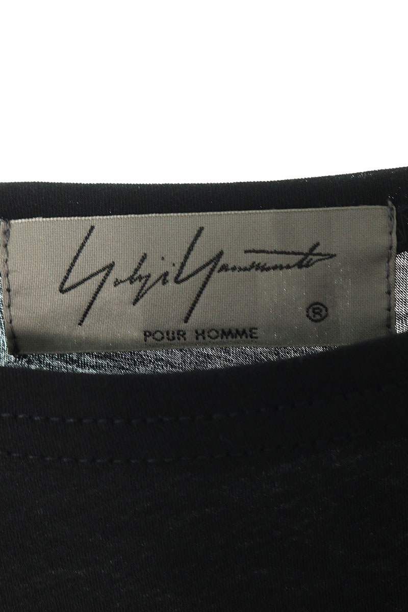 Yohji Yamamoto YOHJI YAMAMOTO POUR HOMME Asymmetric T-shirt Size US L / EU 52-54 / 3 - 3 Thumbnail