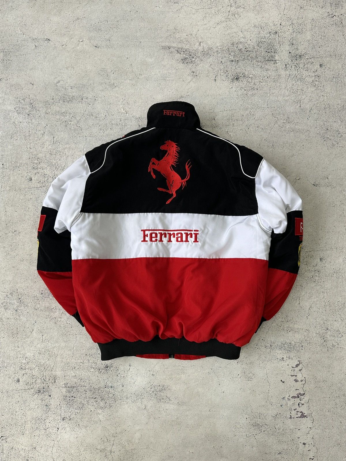 Ferrari × Vintage 🩸RARE🩸Ferrari Vintage Big Logo y2k Jacket Size US M / EU 48-50 / 2 - 9 Thumbnail