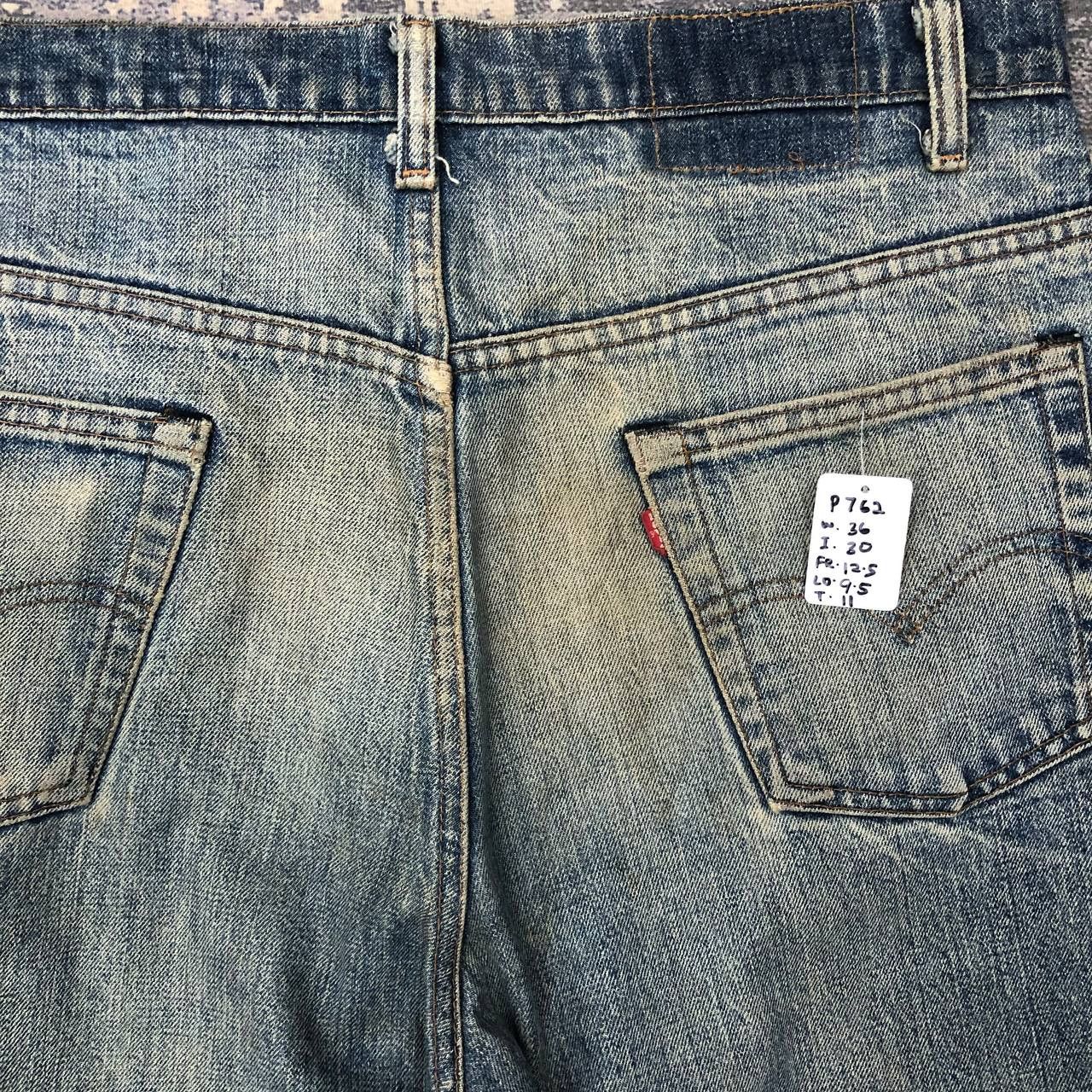 Levi's P762 VTG LEVI'S BUTTON NO 8 FLARED RUSTY JEANS Size US 36 / EU 52 - 4 Thumbnail