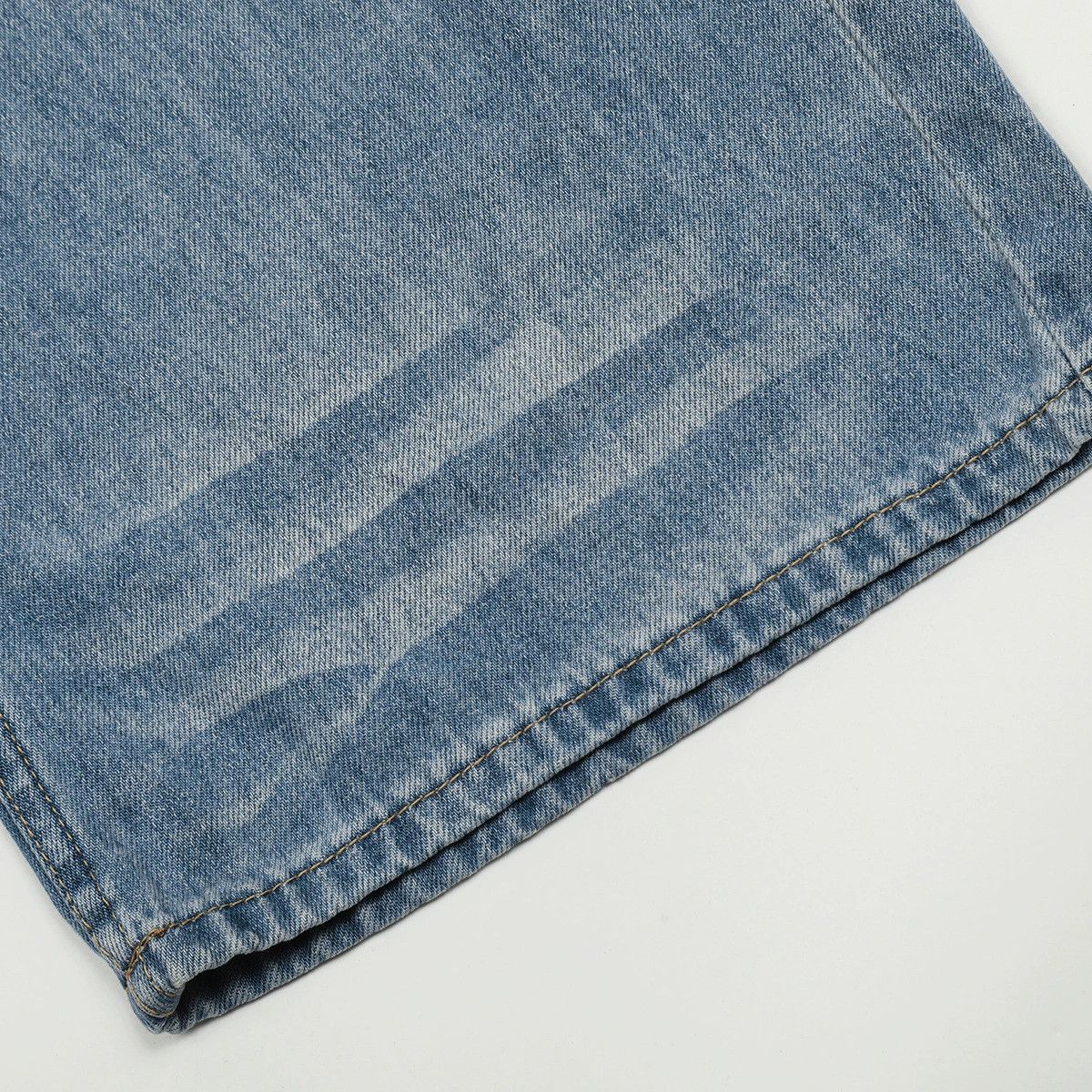 Jean American street men's loose straight wide-leg vintage jeans Size US 32 / EU 48 - 5 Thumbnail