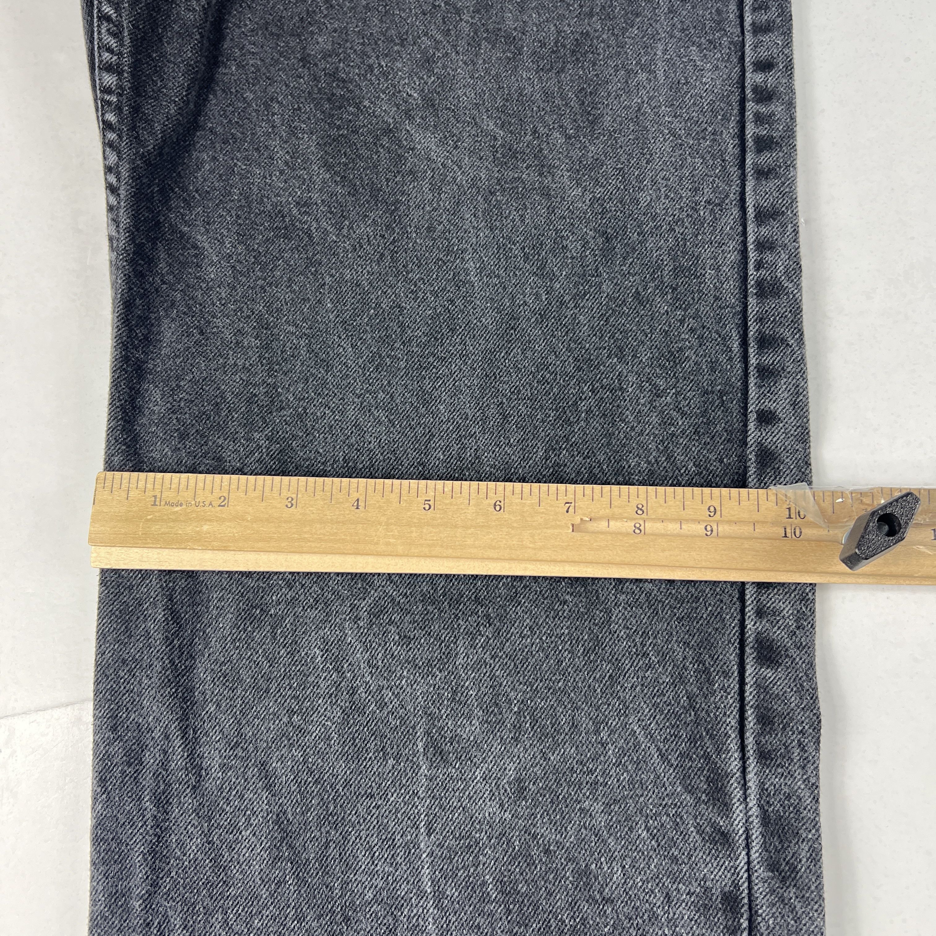 Levi's × Vintage Y2K Levi's Jeans 550 Relaxed Black Faded Denim Size US 34 / EU 50 - 19 Thumbnail