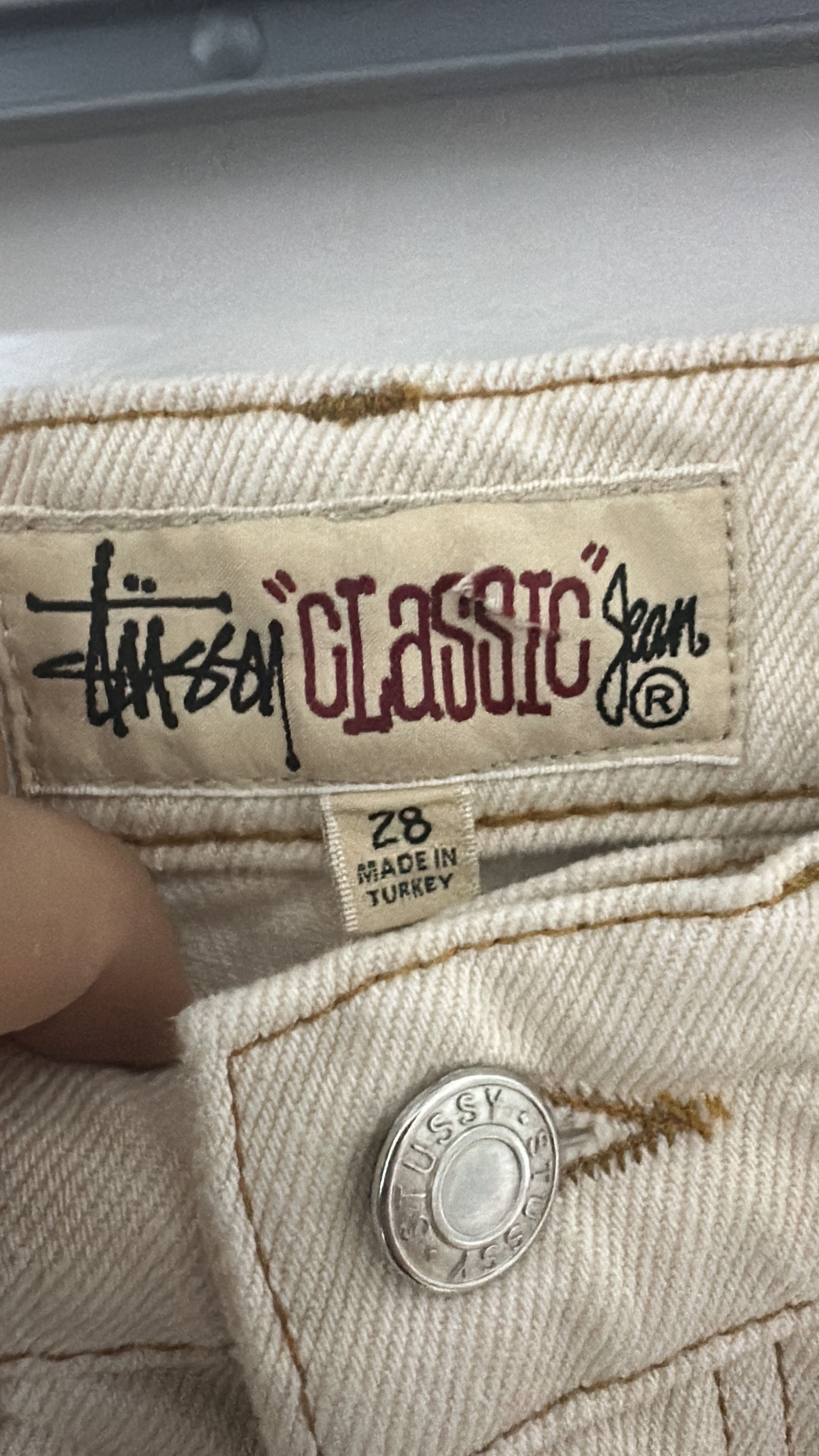 Stussy Stussy Big Ol Jean Natural Size 28 Size US 28 / EU 44 - 5 Thumbnail