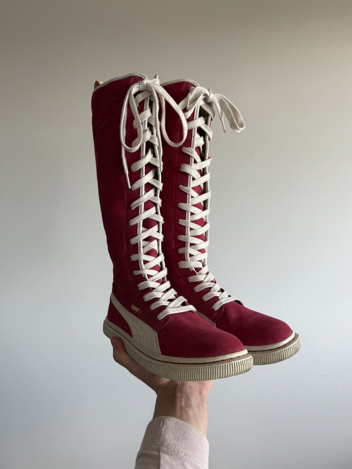 Puma Vintage Y2k Archive Puma Speed Cat Knee-High Gorpcore Boxing Size US 9 / IT 39 - 4 Thumbnail
