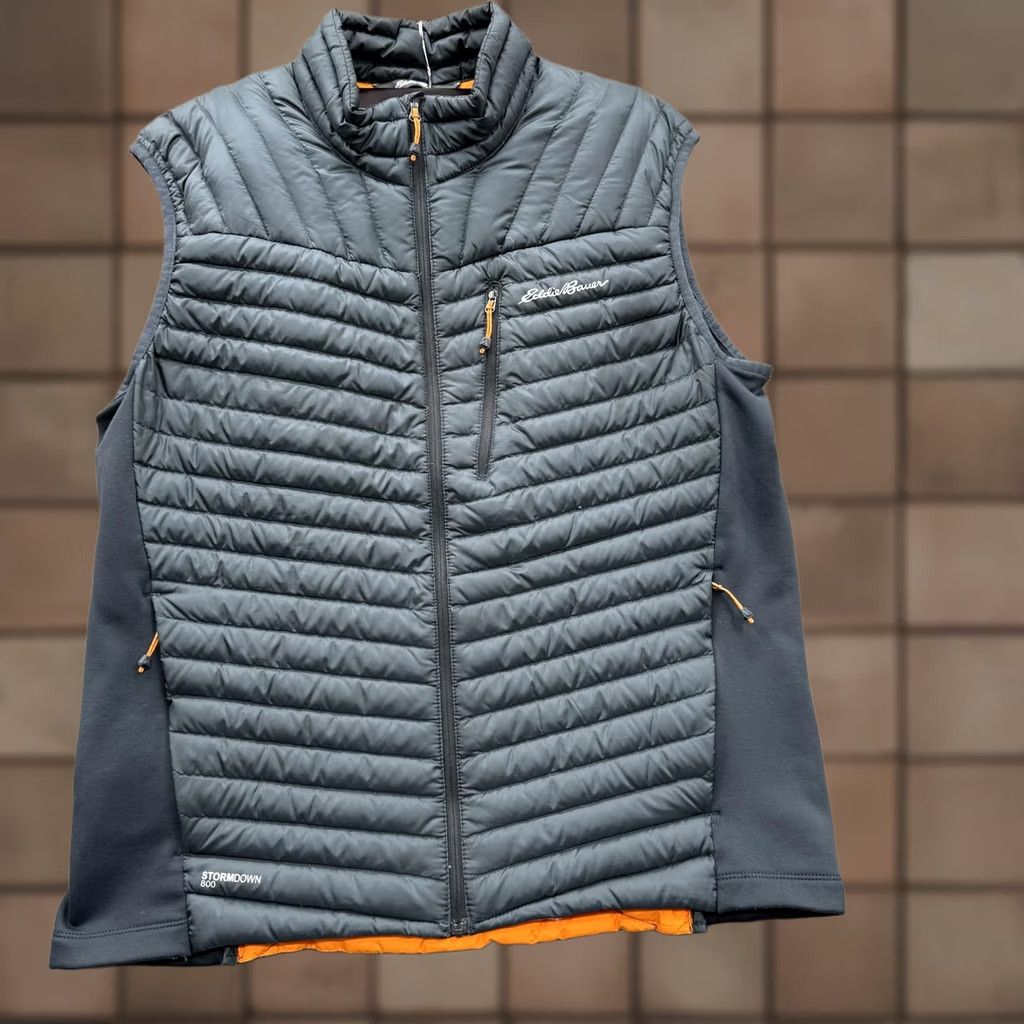 Eddie Bauer Eddie Bauer Vest Mens L Gray StormDown Quilted Full Zip Puffer Outdoor Size US L / EU 52-54 / 3 - 1 Thumbnail