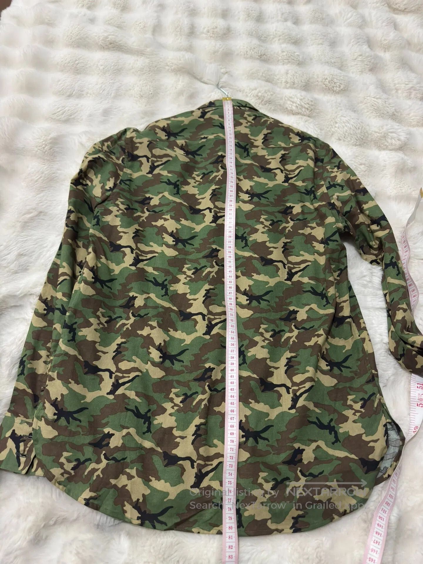 Saint Laurent Paris Saint Laurent Paris Camouflage Shirt| Size S / US 4 / IT 40 - 9 Thumbnail