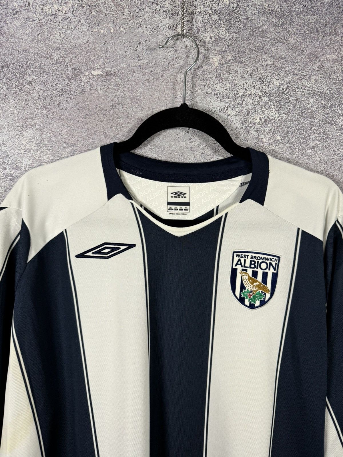 Umbro × Vintage Vintage West Bromwich Albion 2008/09 Umbro Jersey Blokcore Size US XXL / EU 58 / 5 - 4 Thumbnail