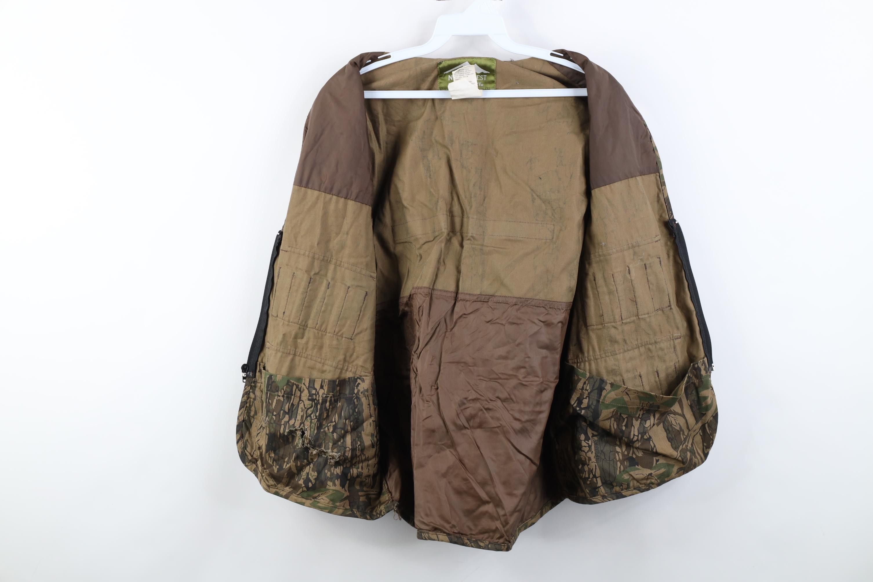 Vintage Vintage 90s Y2K Streetwear Camouflage Hunting Vest Jacket Size US L / EU 52-54 / 3 - 8 Thumbnail