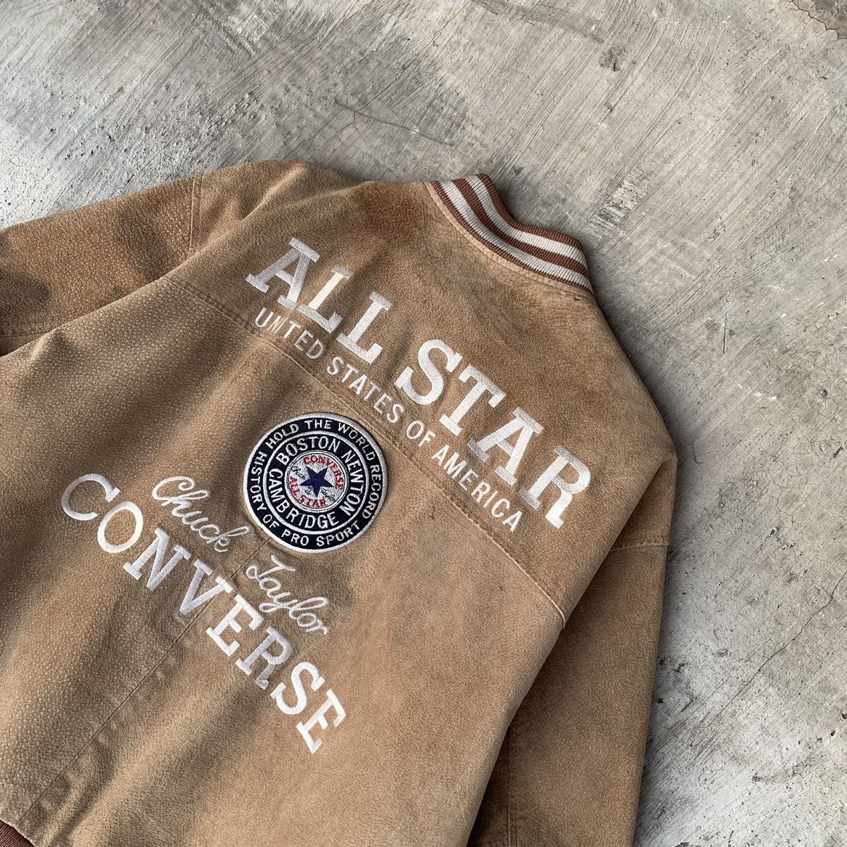 Converse Converse varsity USA embroided. suede leather Jacket vintage Size US L / EU 52-54 / 3 - 3 Thumbnail