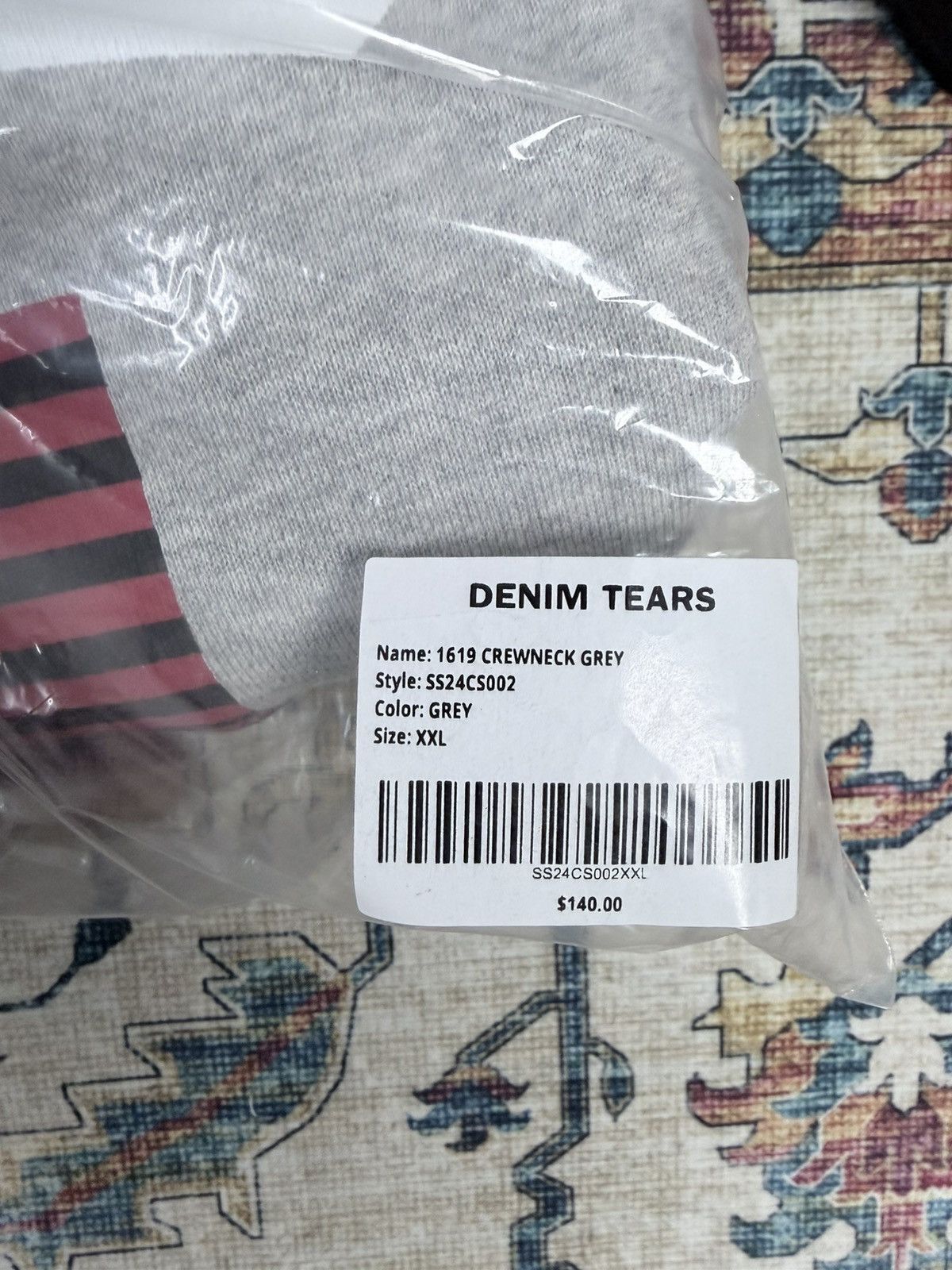 DENIM TEARS Denim Tears African Diaspora Goods Sweater Size US XXL / EU 58 / 5 - 4 Thumbnail