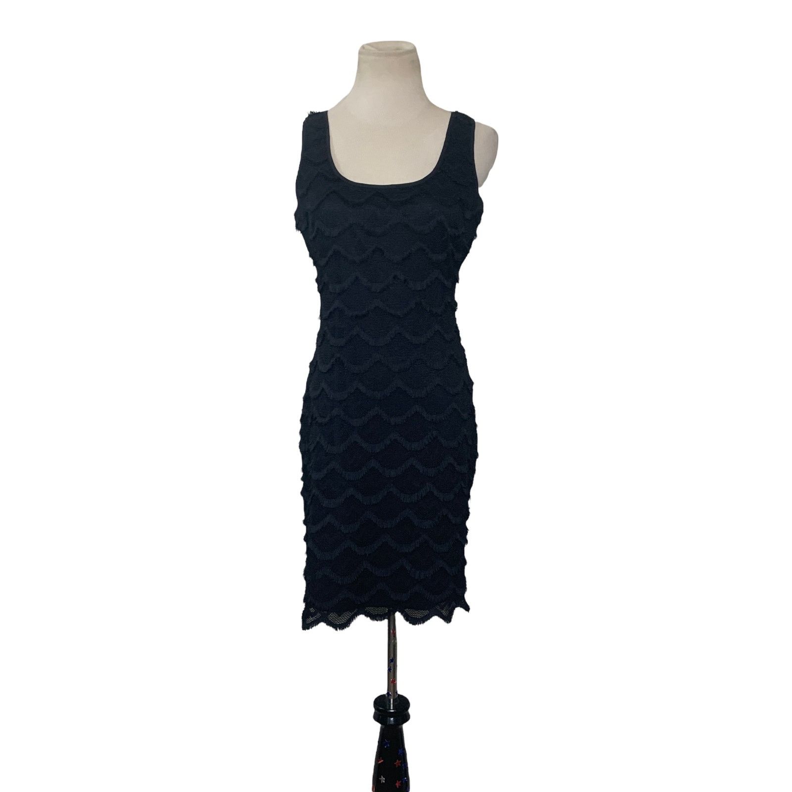 Guess Guess black frayed cocktail mini dress size Small Size S / US 4 / IT 40 - 12 Thumbnail