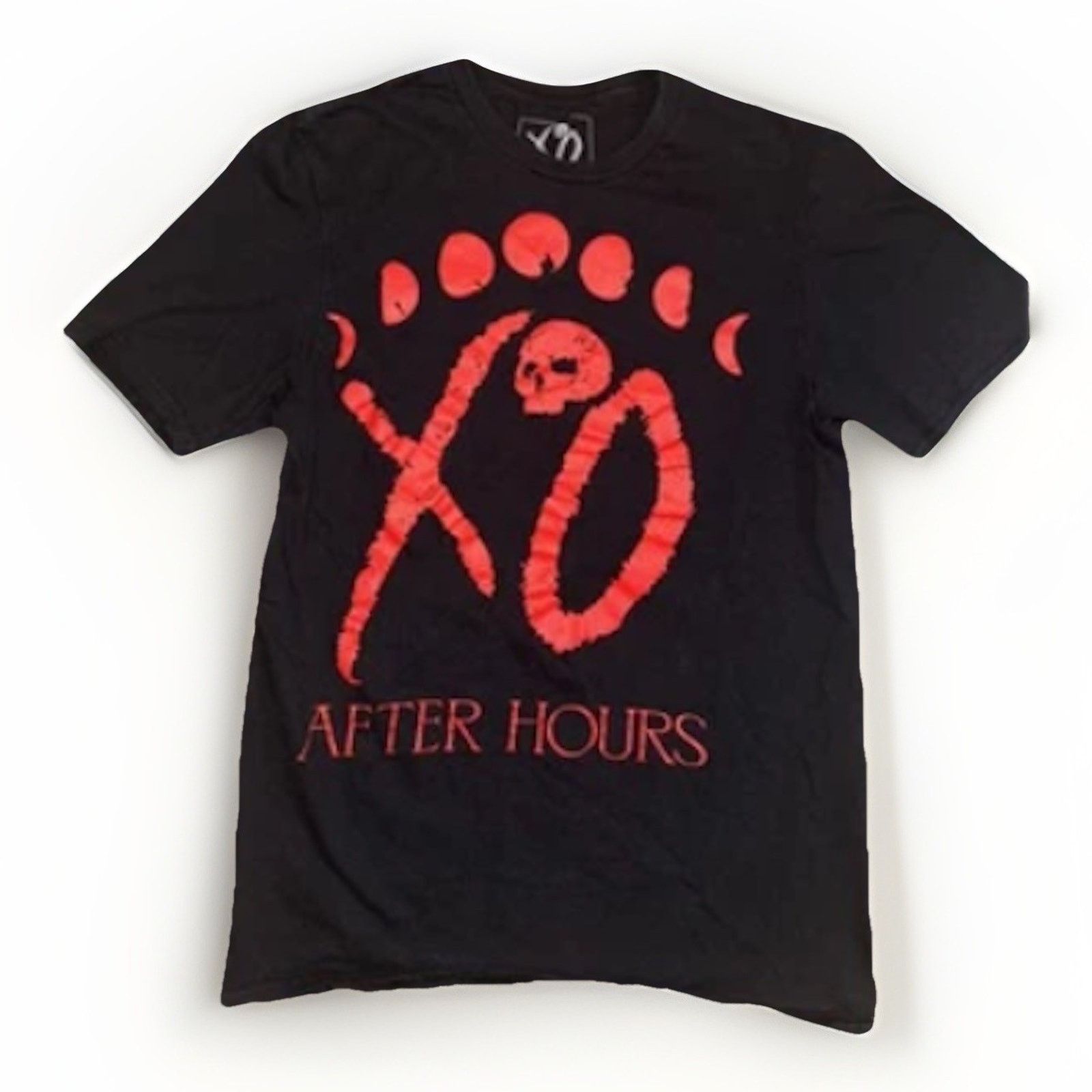 Band Tees × The Weeknd The Weeknd After Hours XO Graphic T-Shirt Black S 16x23 Size US S / EU 44-46 / 1 - 1 Thumbnail