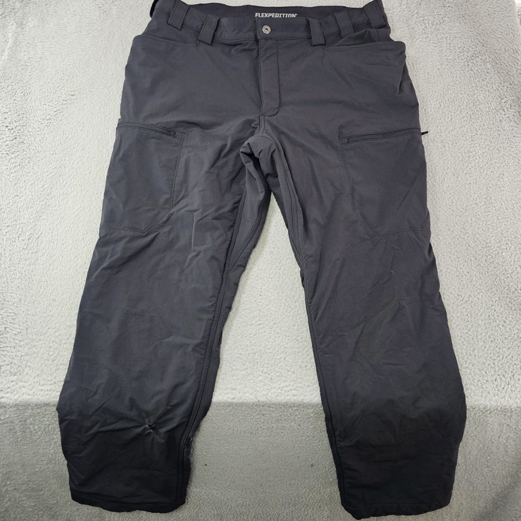 Vintage Duluth Flexpedition Pants Mens 40x30 Fleece Lined Softshell Outdoor Black 40 30 Pockets Lightweight Workwear Hiking Baggy Not Applicable? Size US 40 / EU 56 - 2 Thumbnail